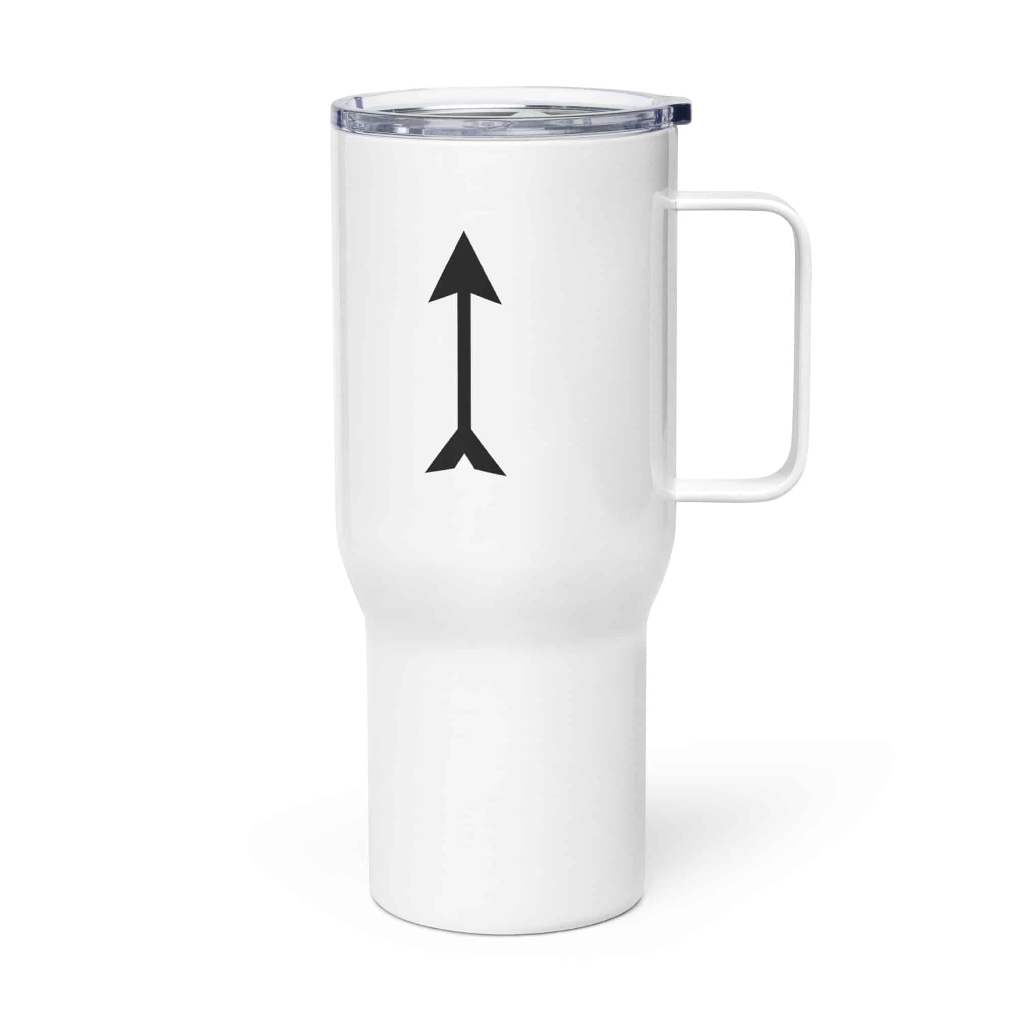 Black Longbow Arrow Travel Mug