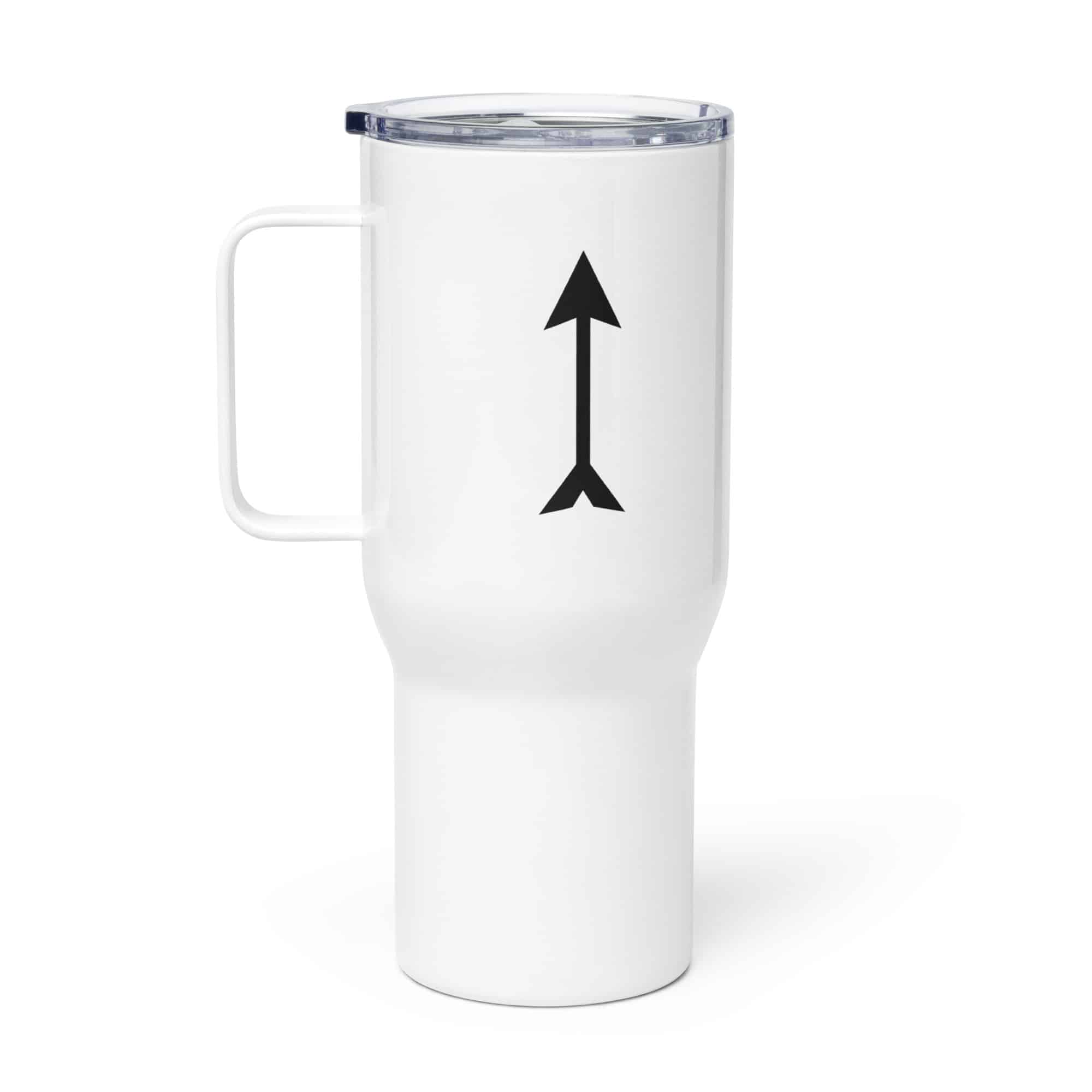 Black Longbow Arrow Travel Mug