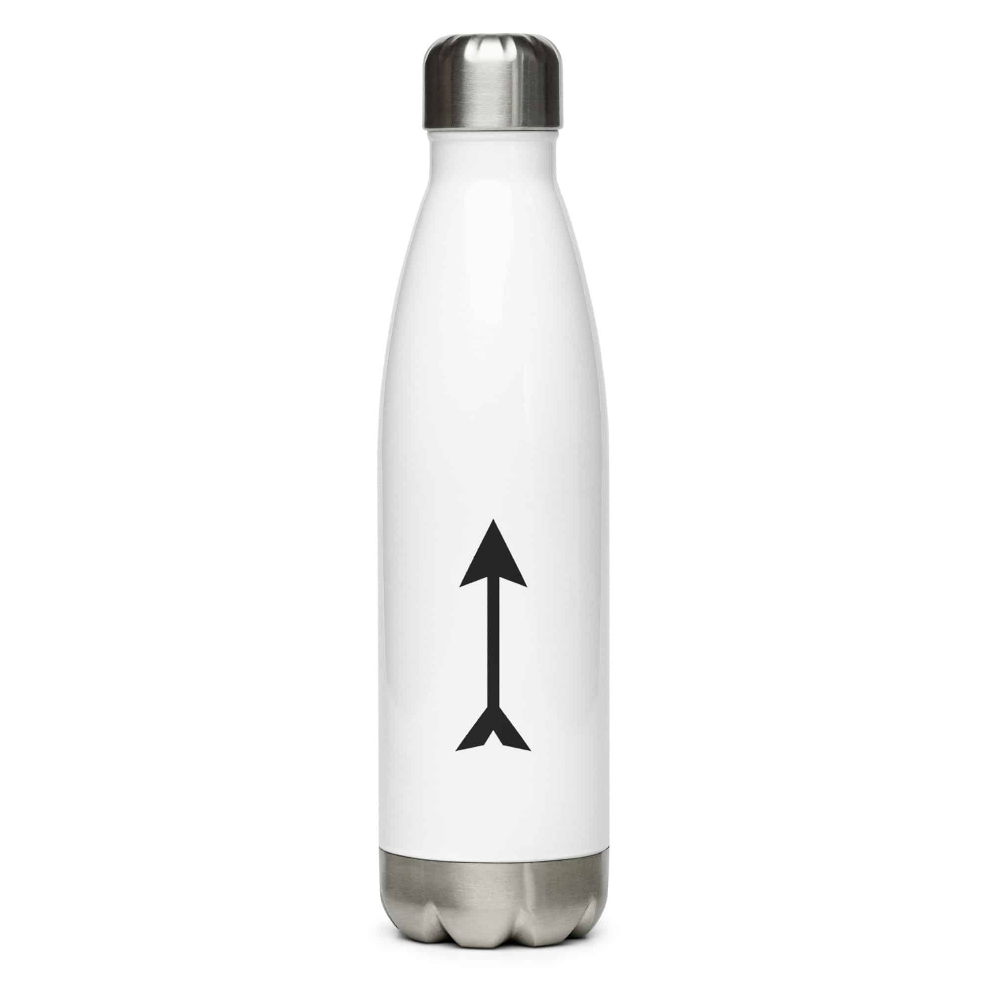 Black Longbow Arrow Water Bottle
