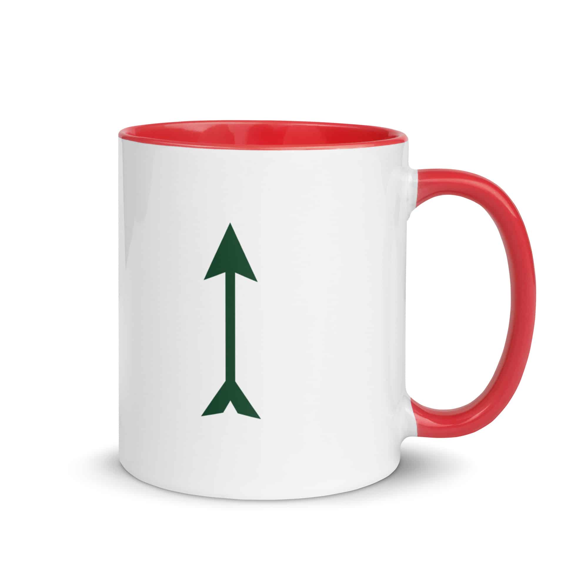Forest Green Longbow Arrow Color Inside Mug
