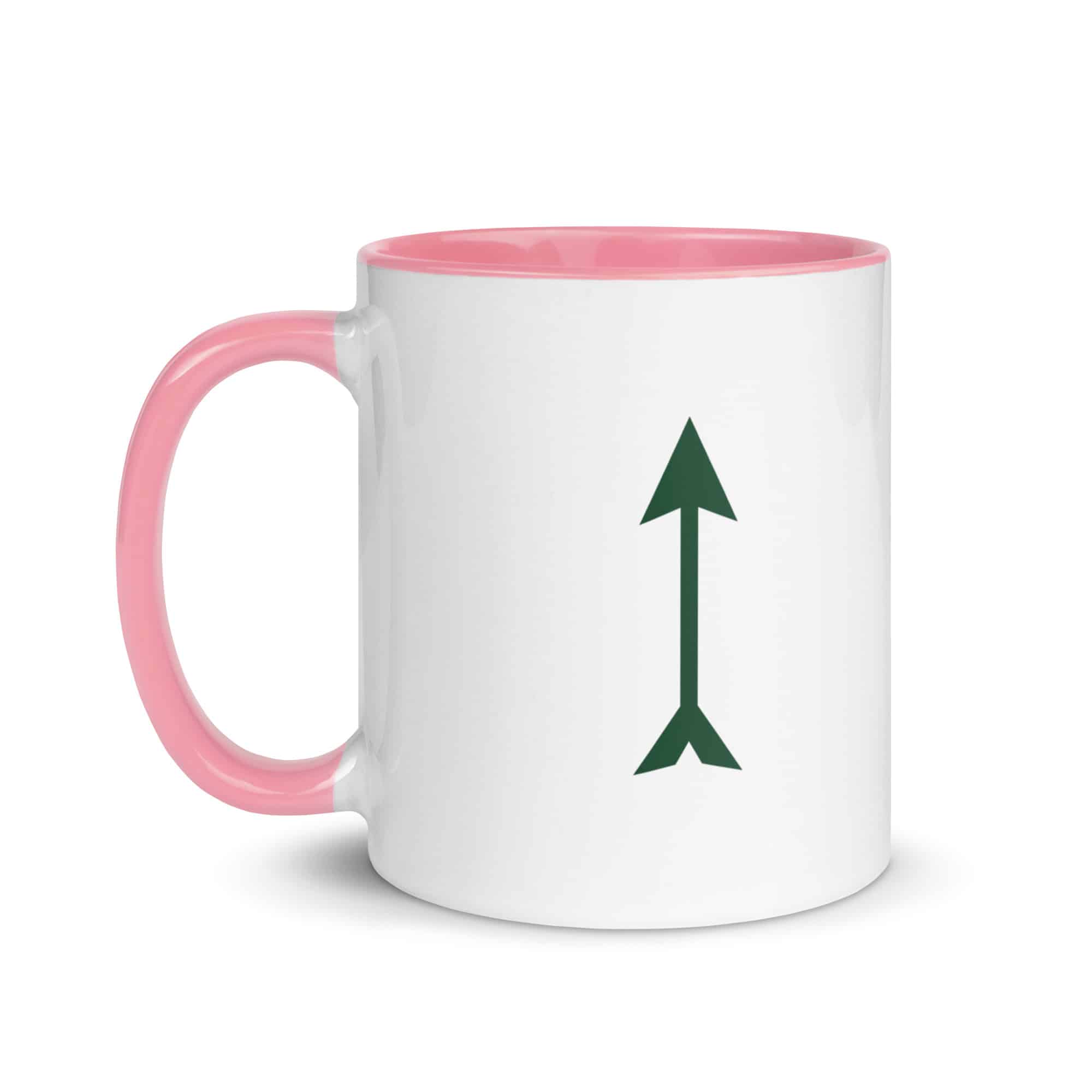 Forest Green Longbow Arrow Color Inside Mug