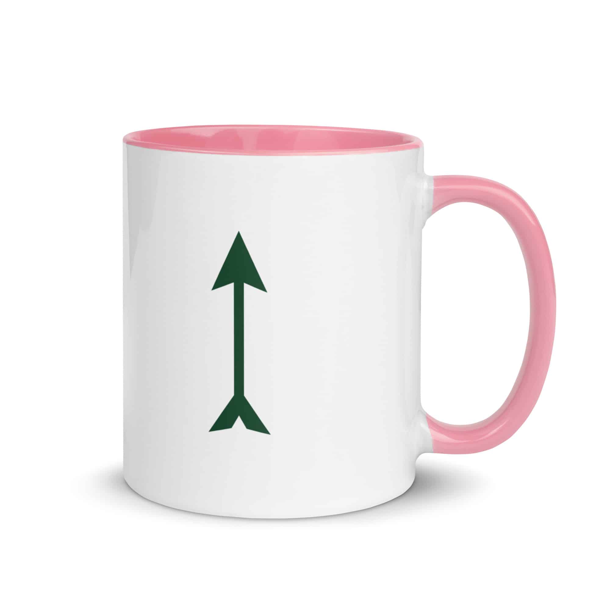 Forest Green Longbow Arrow Color Inside Mug