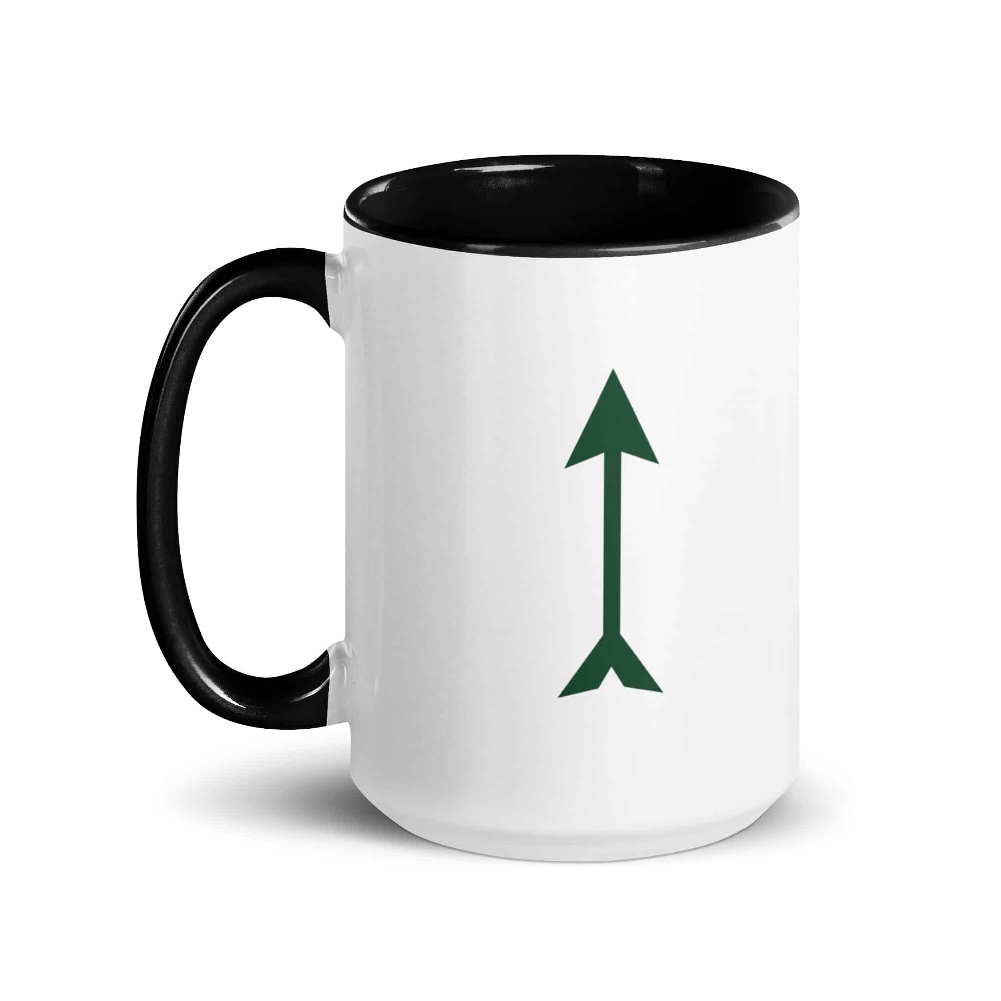 Forest Green Longbow Arrow Color Inside Mug