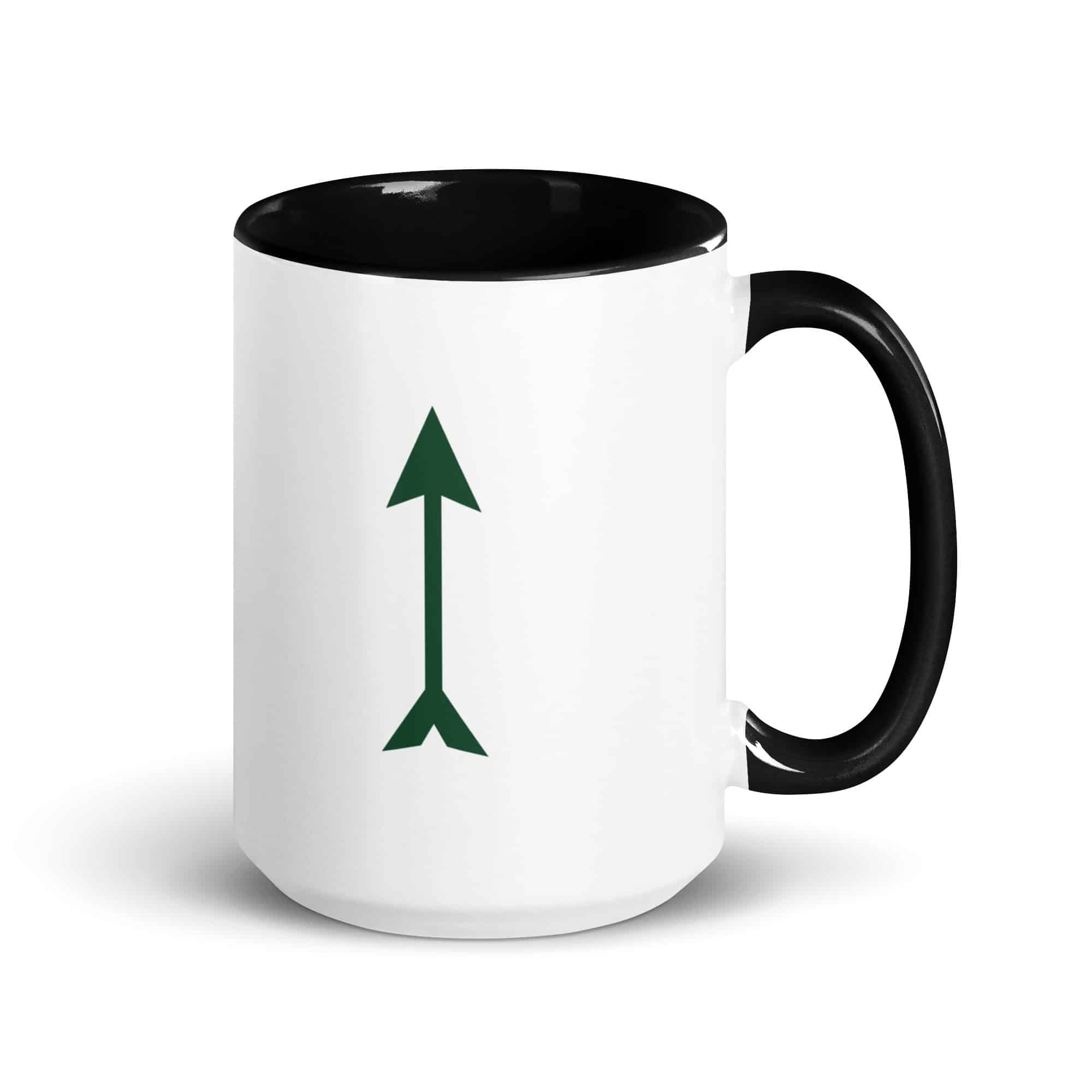 Forest Green Longbow Arrow Color Inside Mug