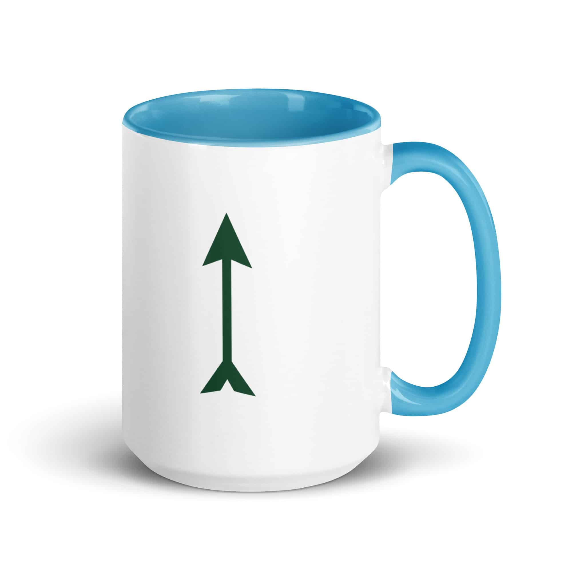 Forest Green Longbow Arrow Color Inside Mug
