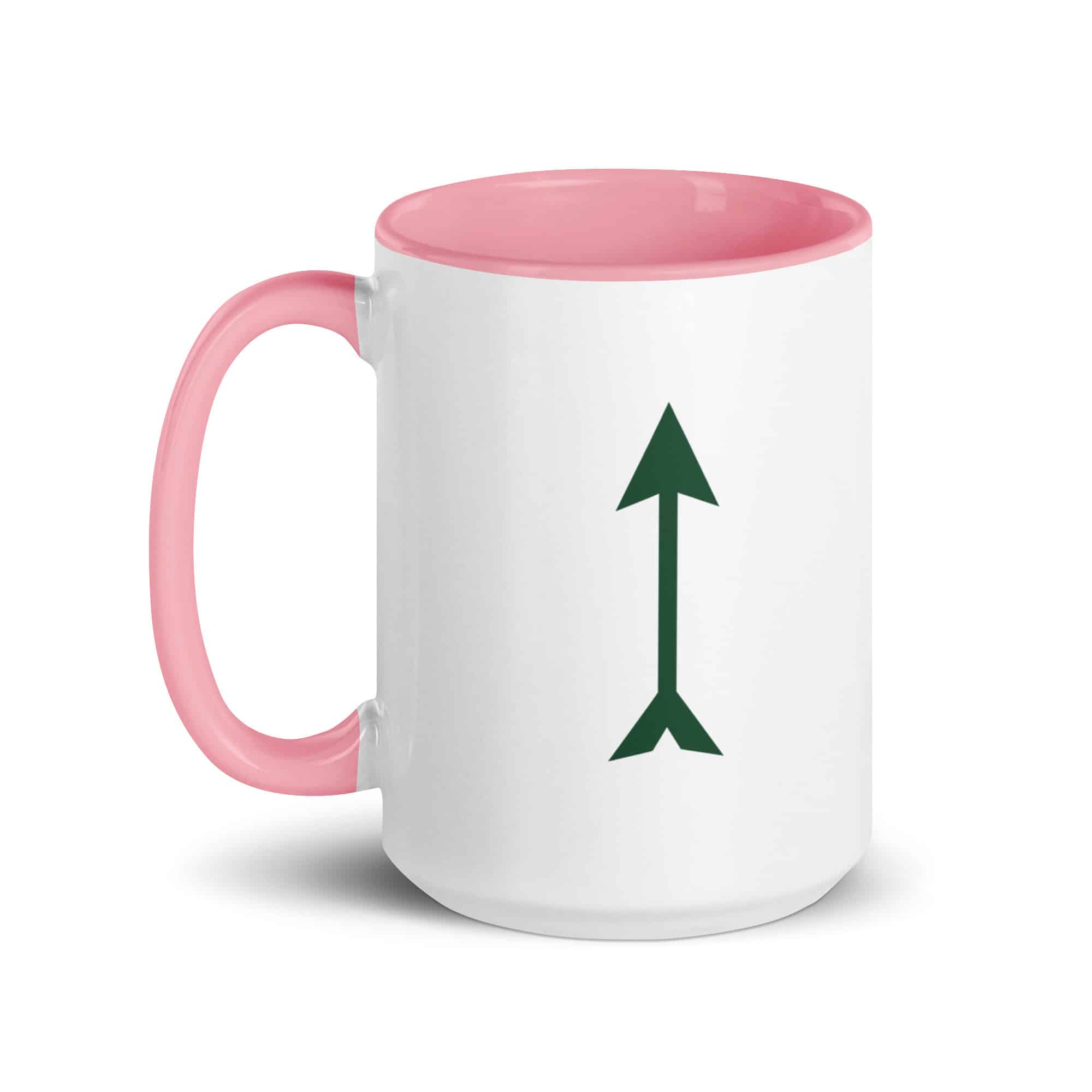 Forest Green Longbow Arrow Color Inside Mug