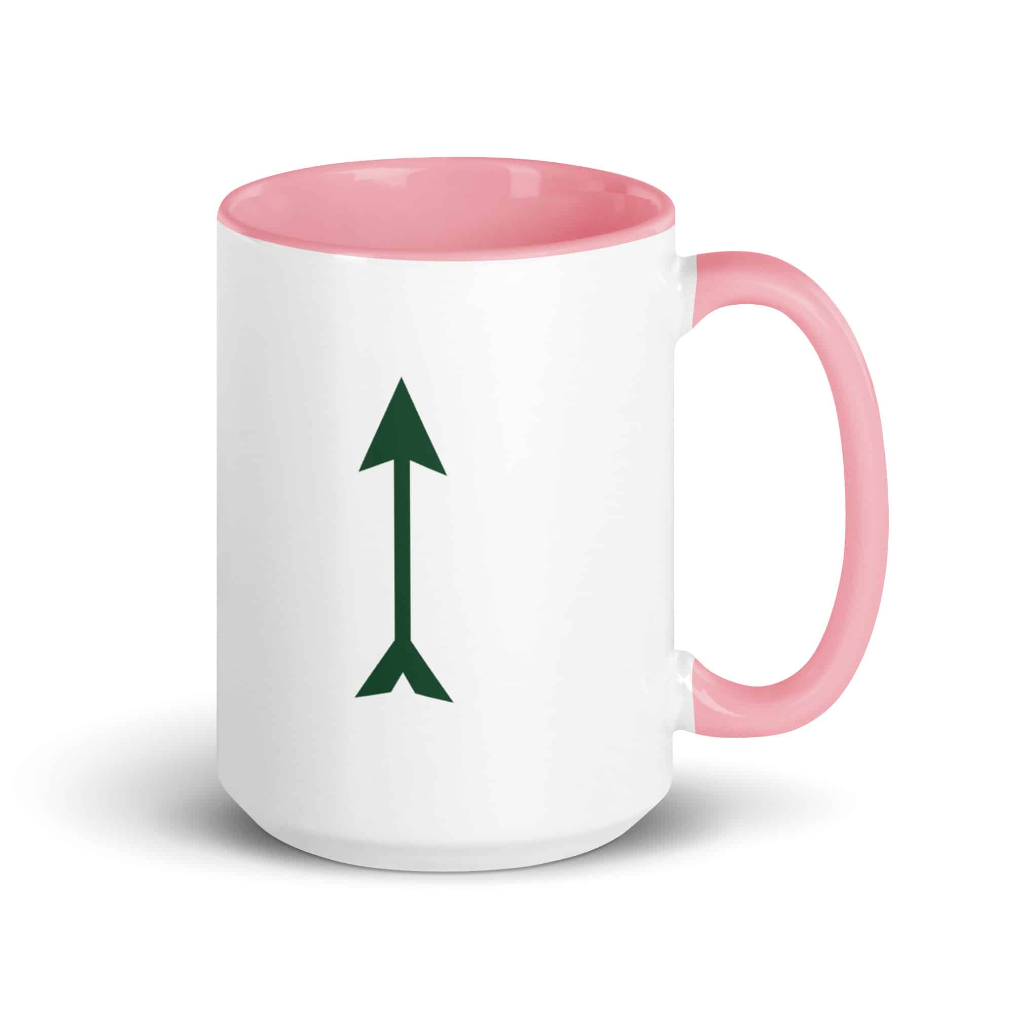 Forest Green Longbow Arrow Color Inside Mug