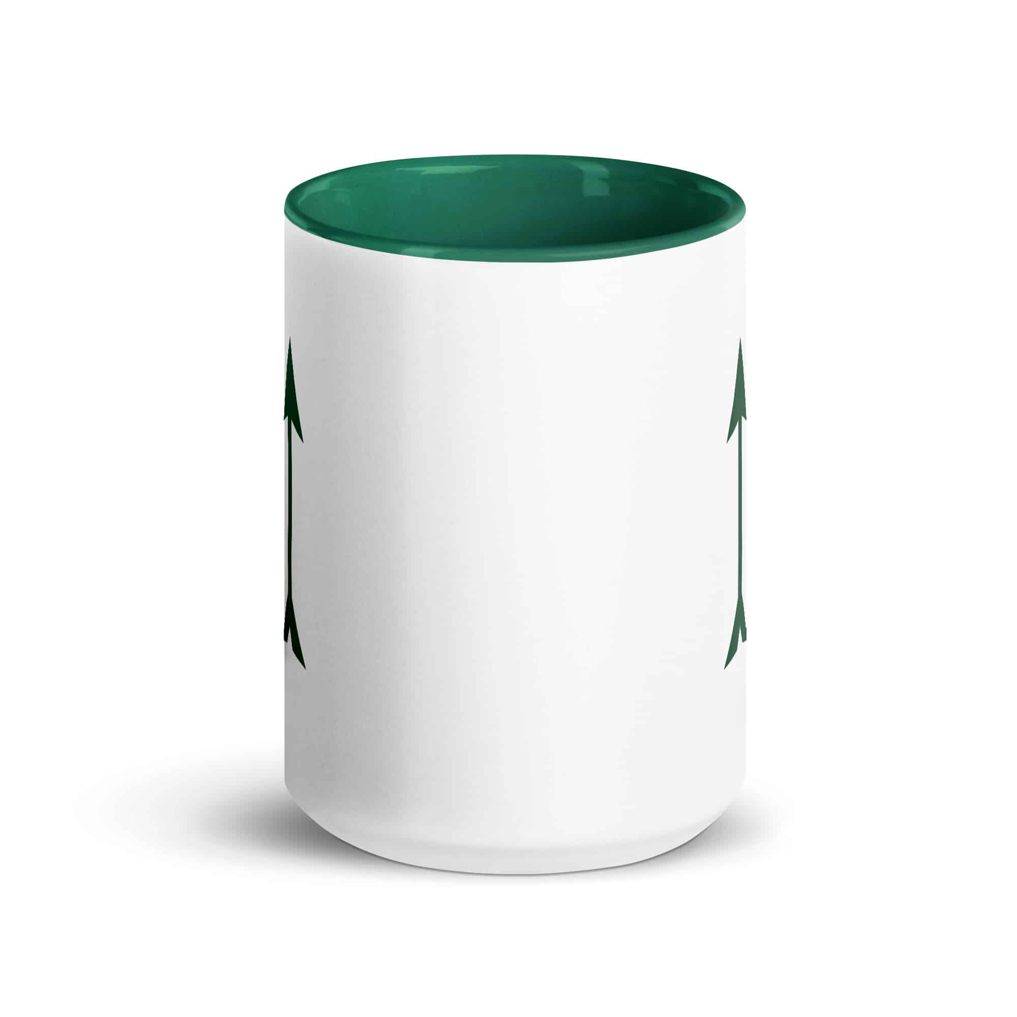 Forest Green Longbow Arrow Color Inside Mug