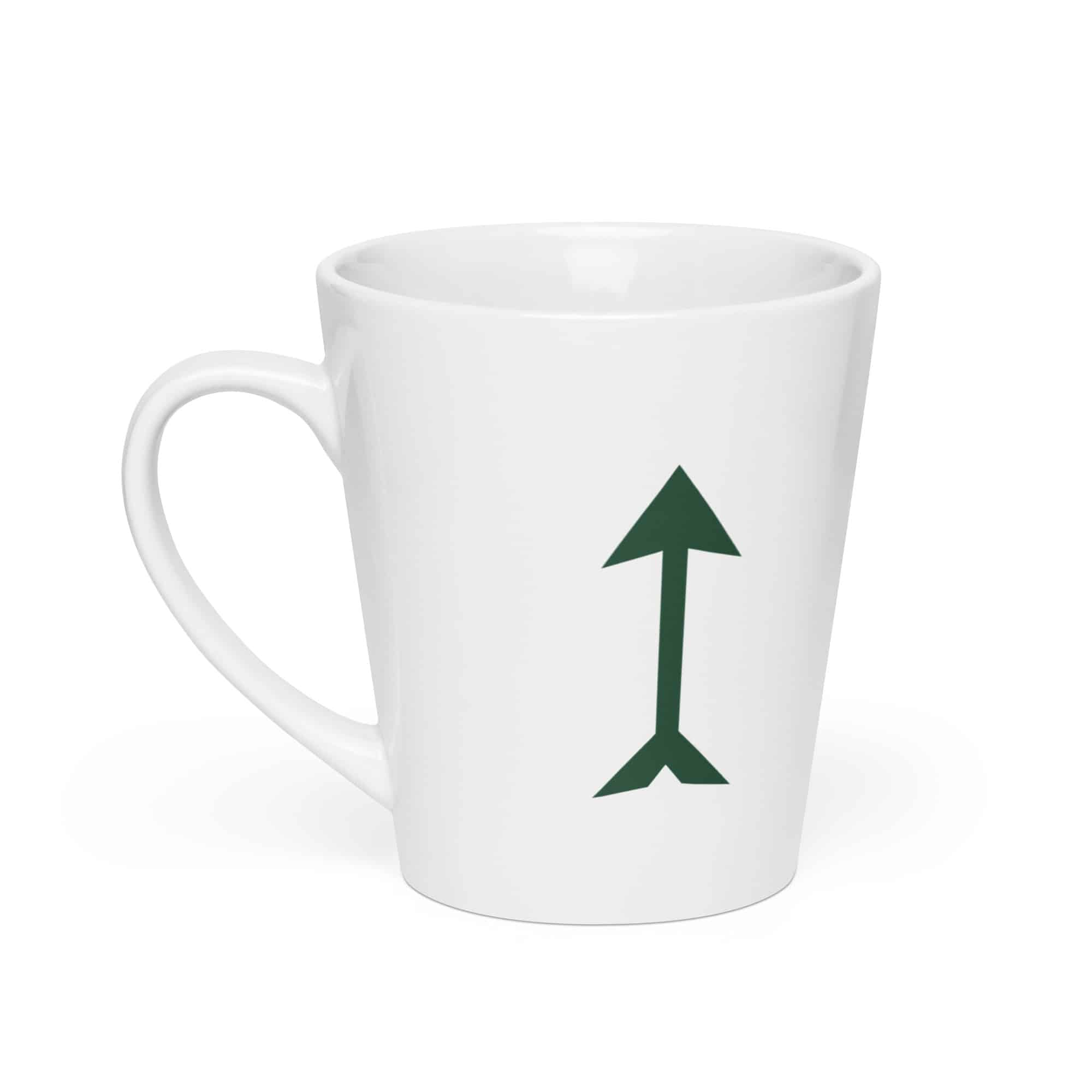Forest Green Longbow Arrow Latte Mug
