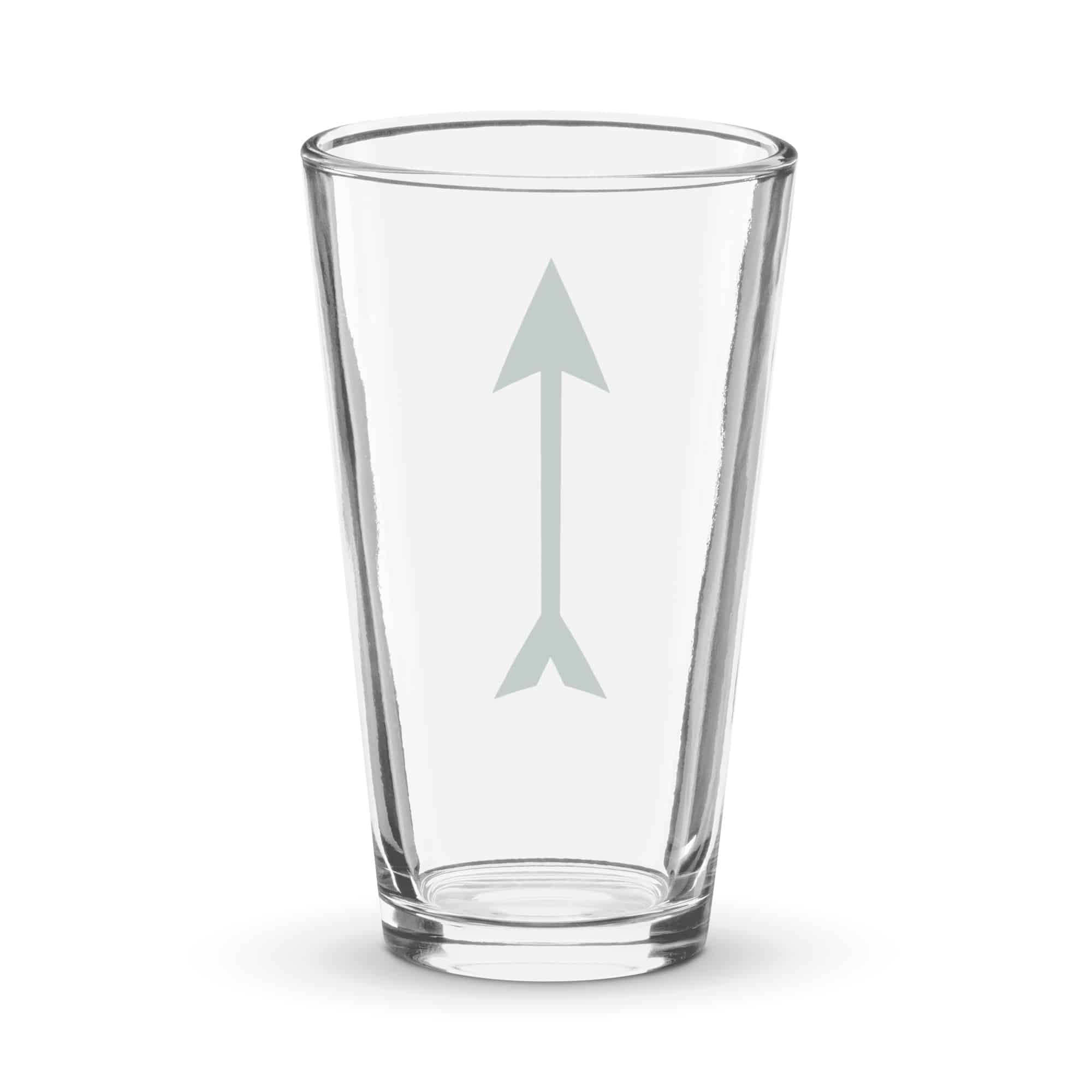 Forest Green Longbow Arrow Pint Glass