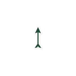 11 Longbow Arrow Forest Green Vinyl Sticker - 3x3 - Main
