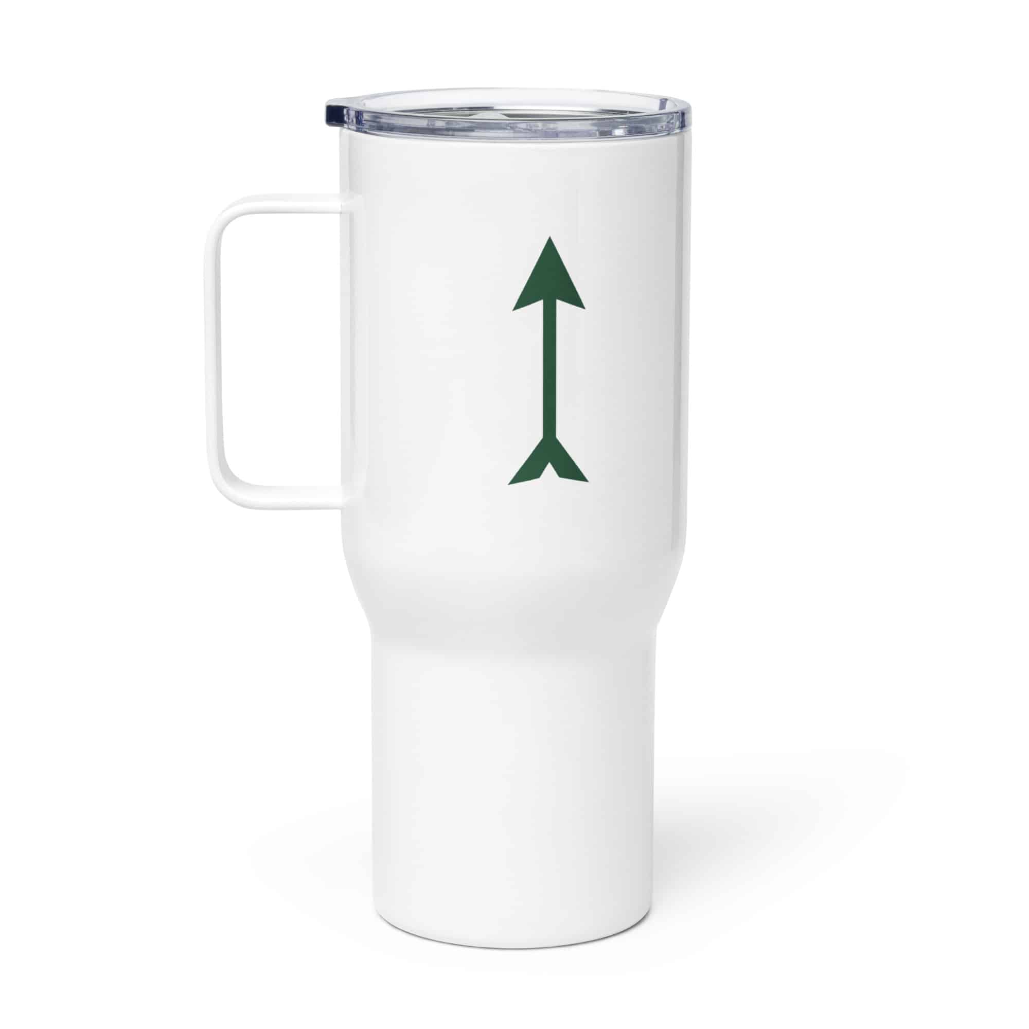 Forest Green Longbow Arrow Travel Mug