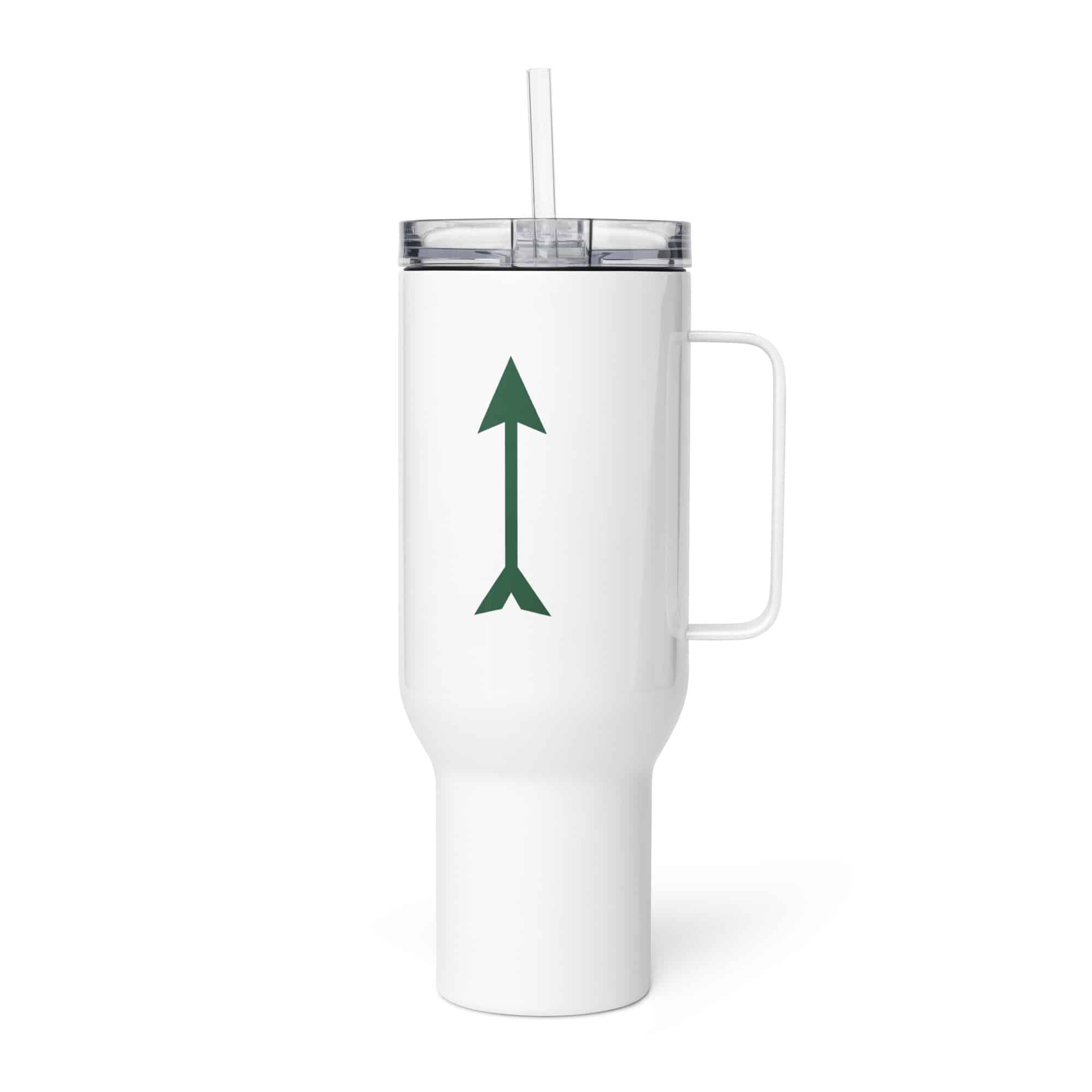 Forest Green Longbow Arrow Travel Mug