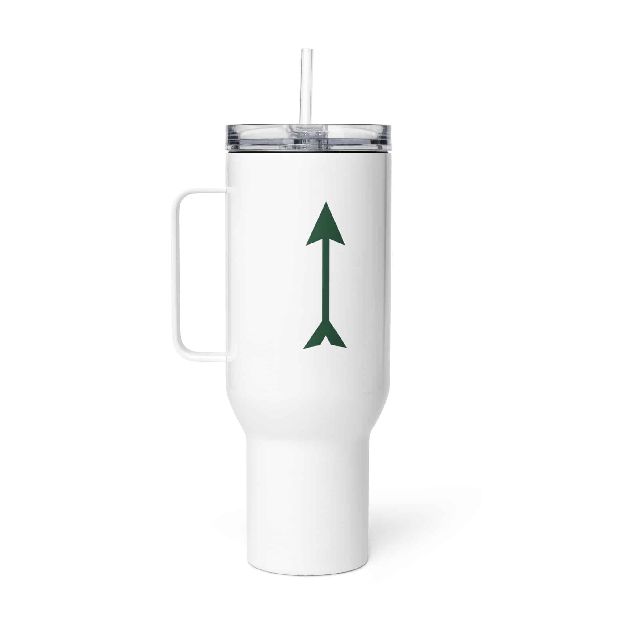 Forest Green Longbow Arrow Travel Mug