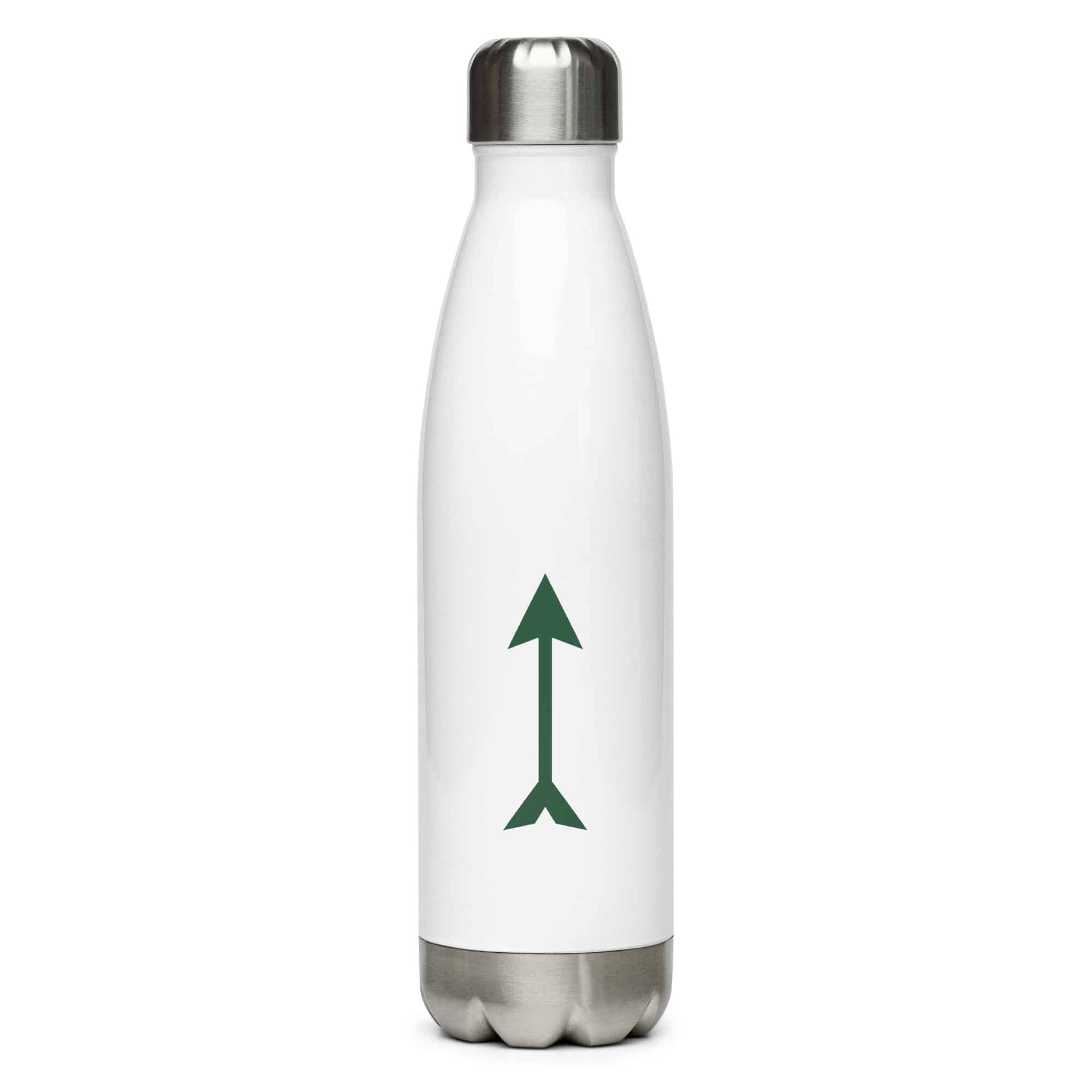 Forest Green Longbow Arrow Water Bottle