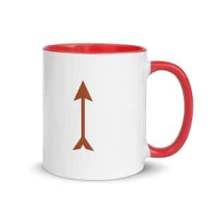 11 Longbow Arrow Terracotta Color Inside Coffee Mug - 11 oz - Main