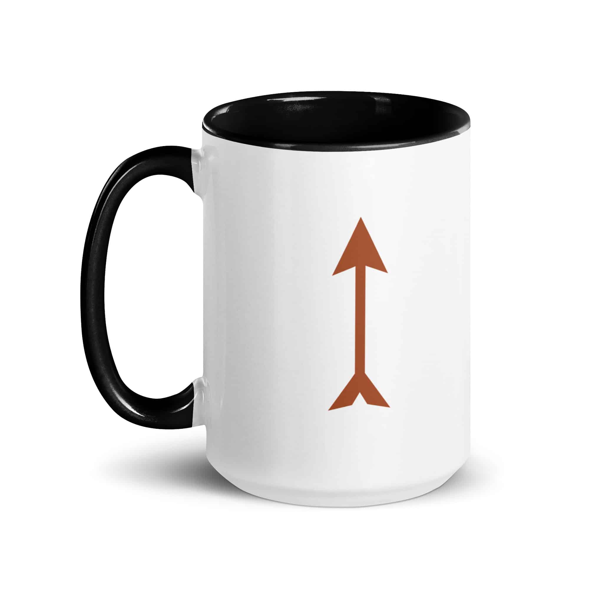Terracotta Longbow Arrow Color Inside Mug
