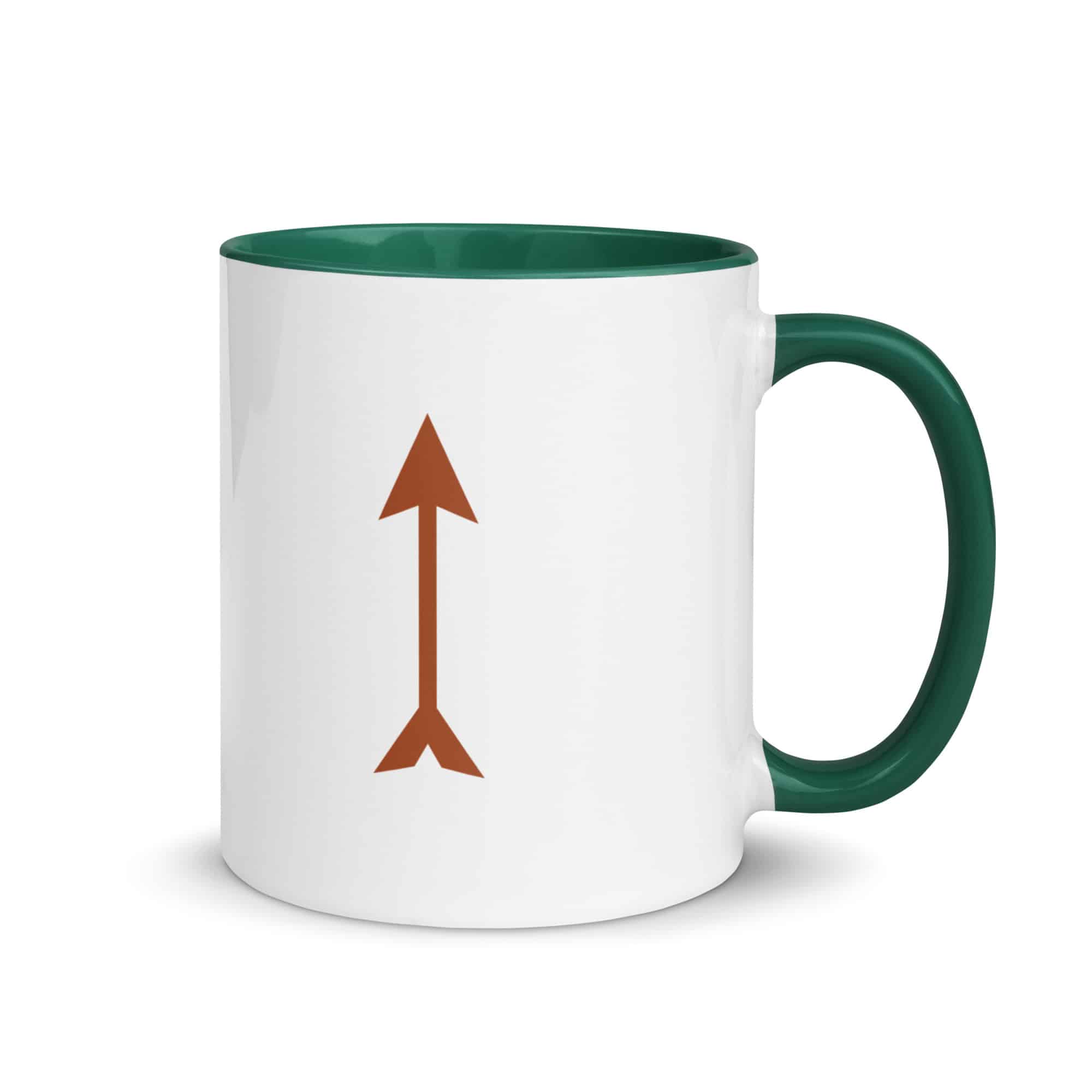 Terracotta Longbow Arrow Color Inside Mug