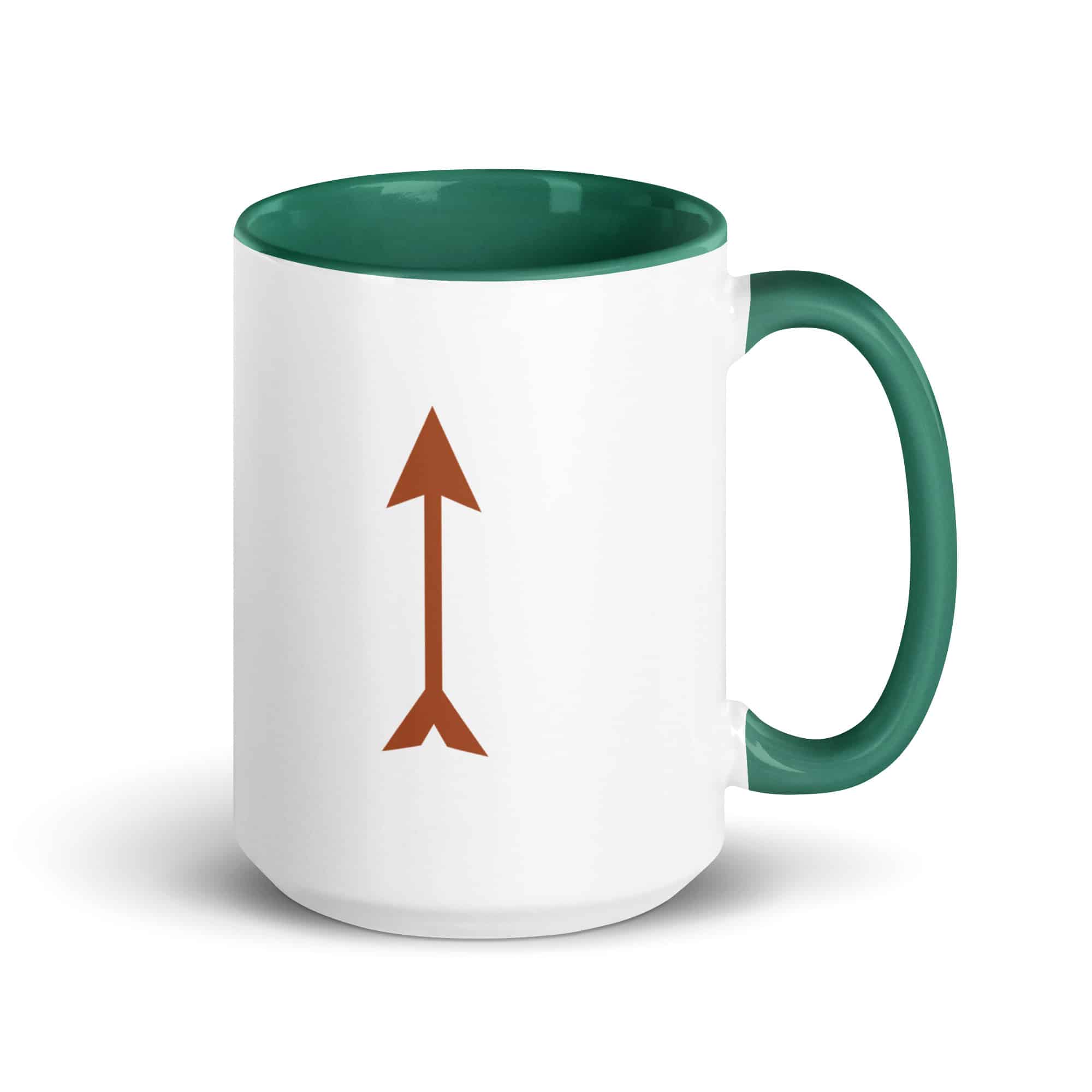 Terracotta Longbow Arrow Color Inside Mug