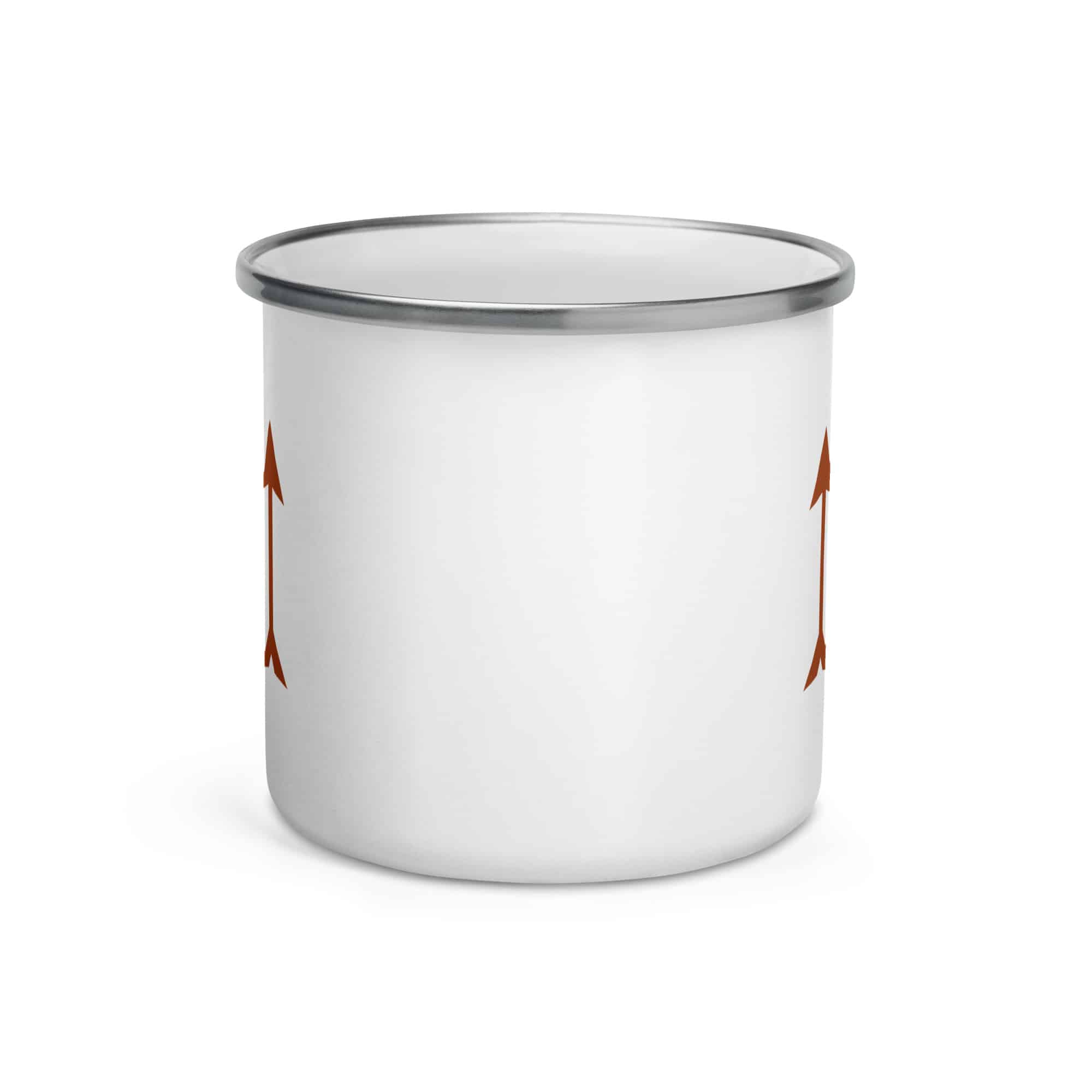 Terracotta Longbow Arrow Enamel Camp Mug