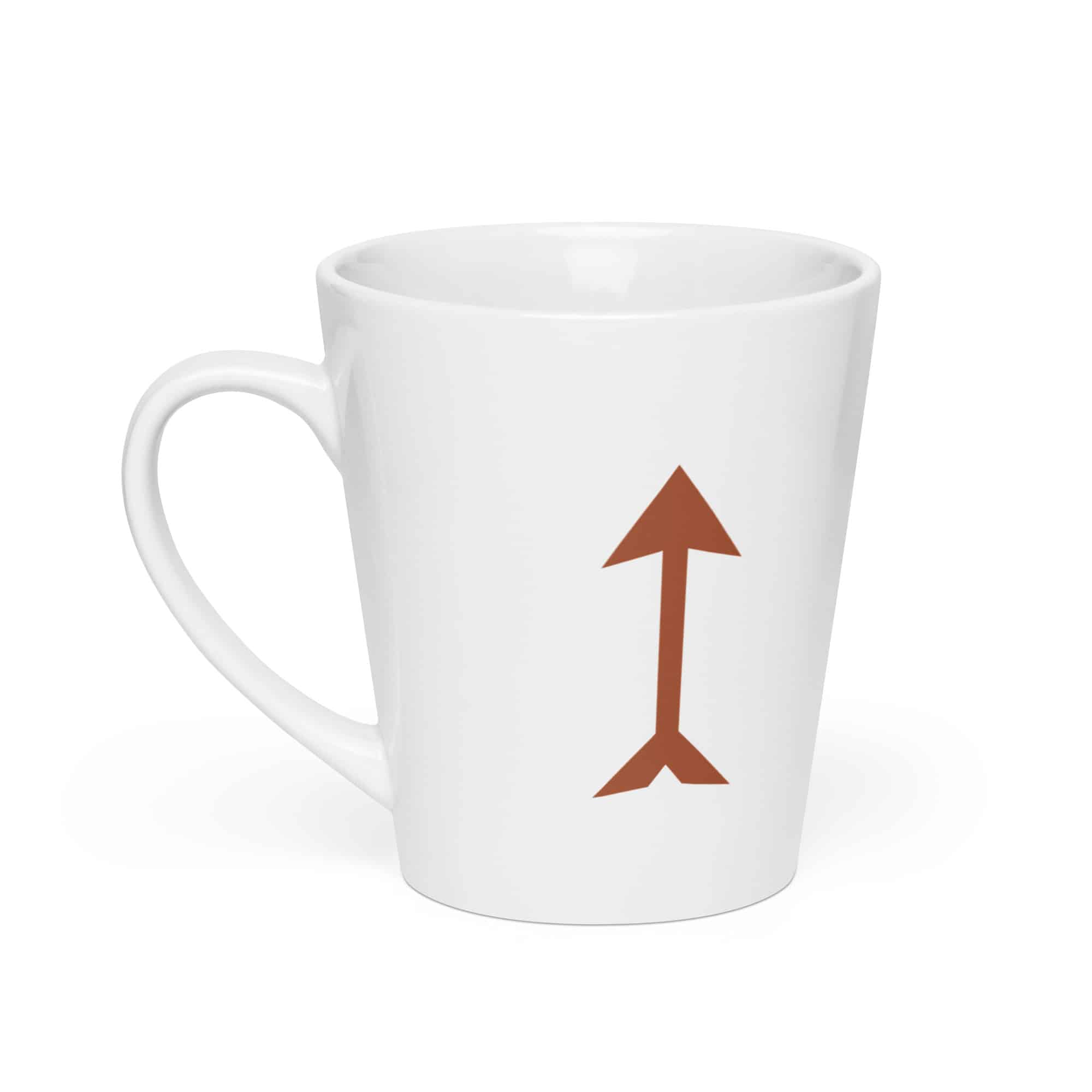 Terracotta Longbow Arrow Latte Mug