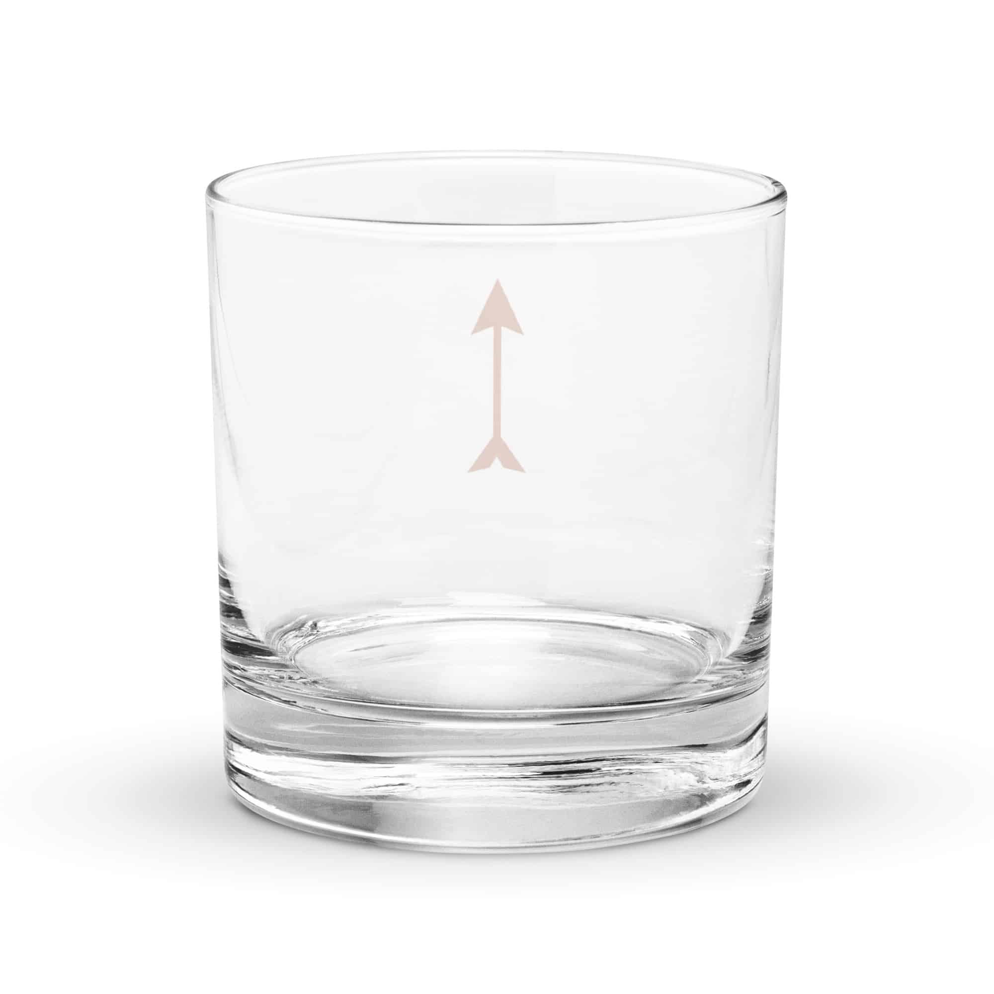 Terracotta Longbow Arrow Rocks Glass