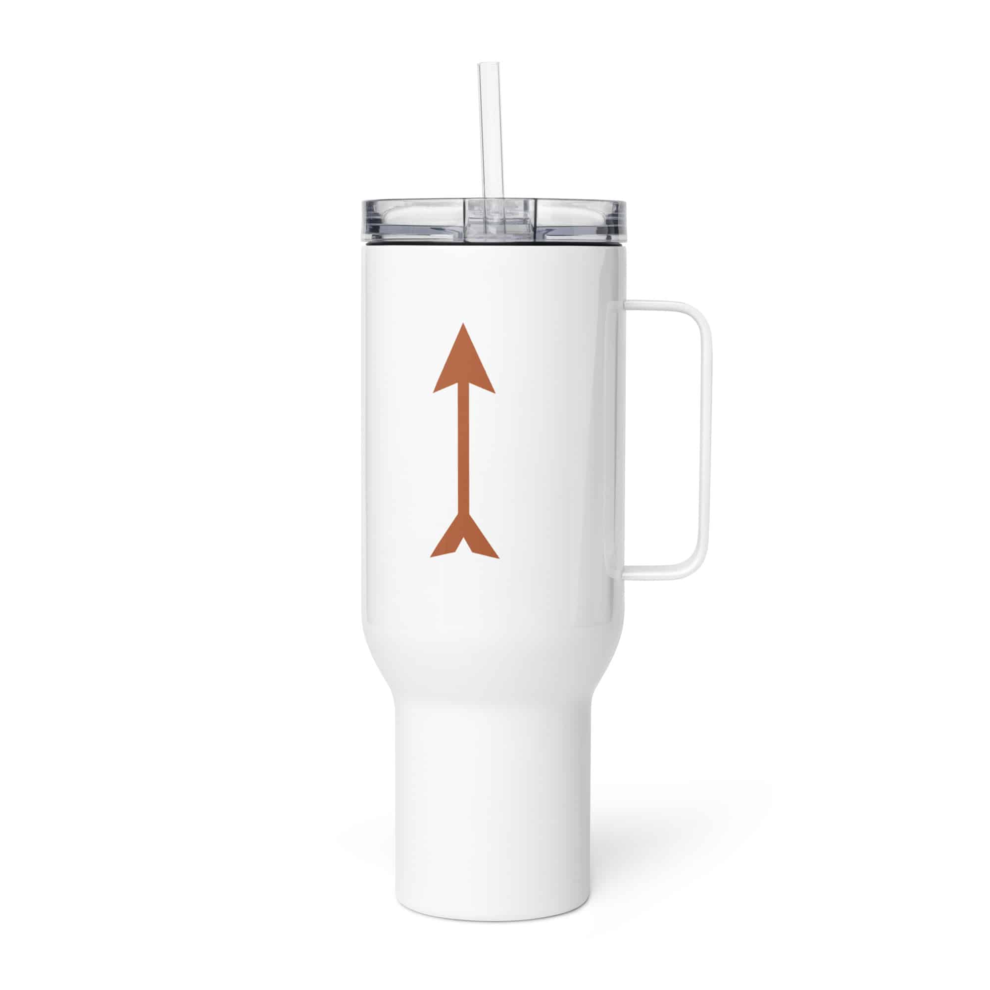 Terracotta Longbow Arrow Travel Mug
