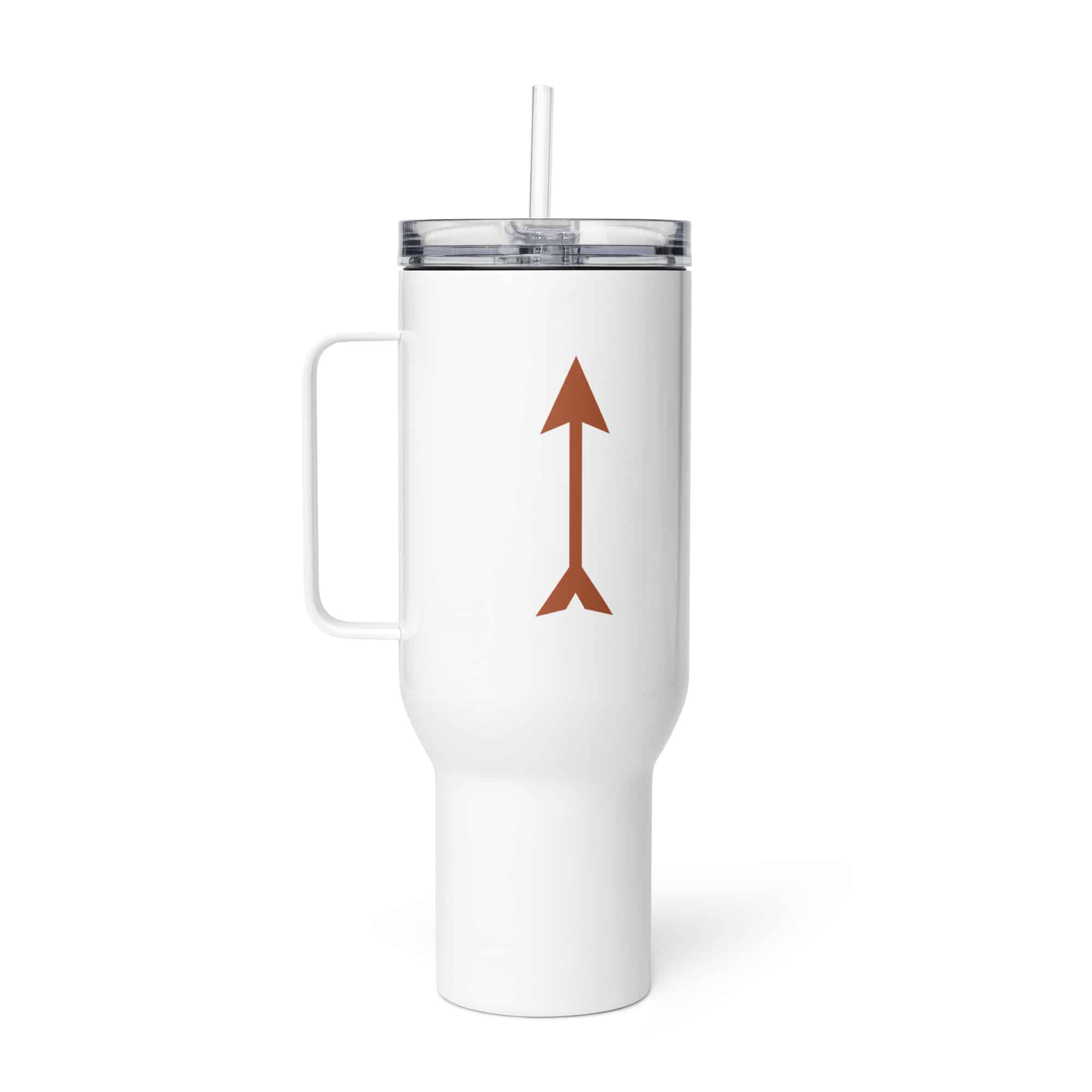 Terracotta Longbow Arrow Travel Mug