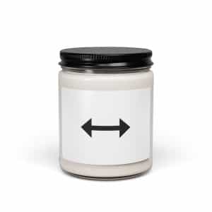 12 Bidirectional Trail Arrow Black Soy Wax Candle - 9oz - Main