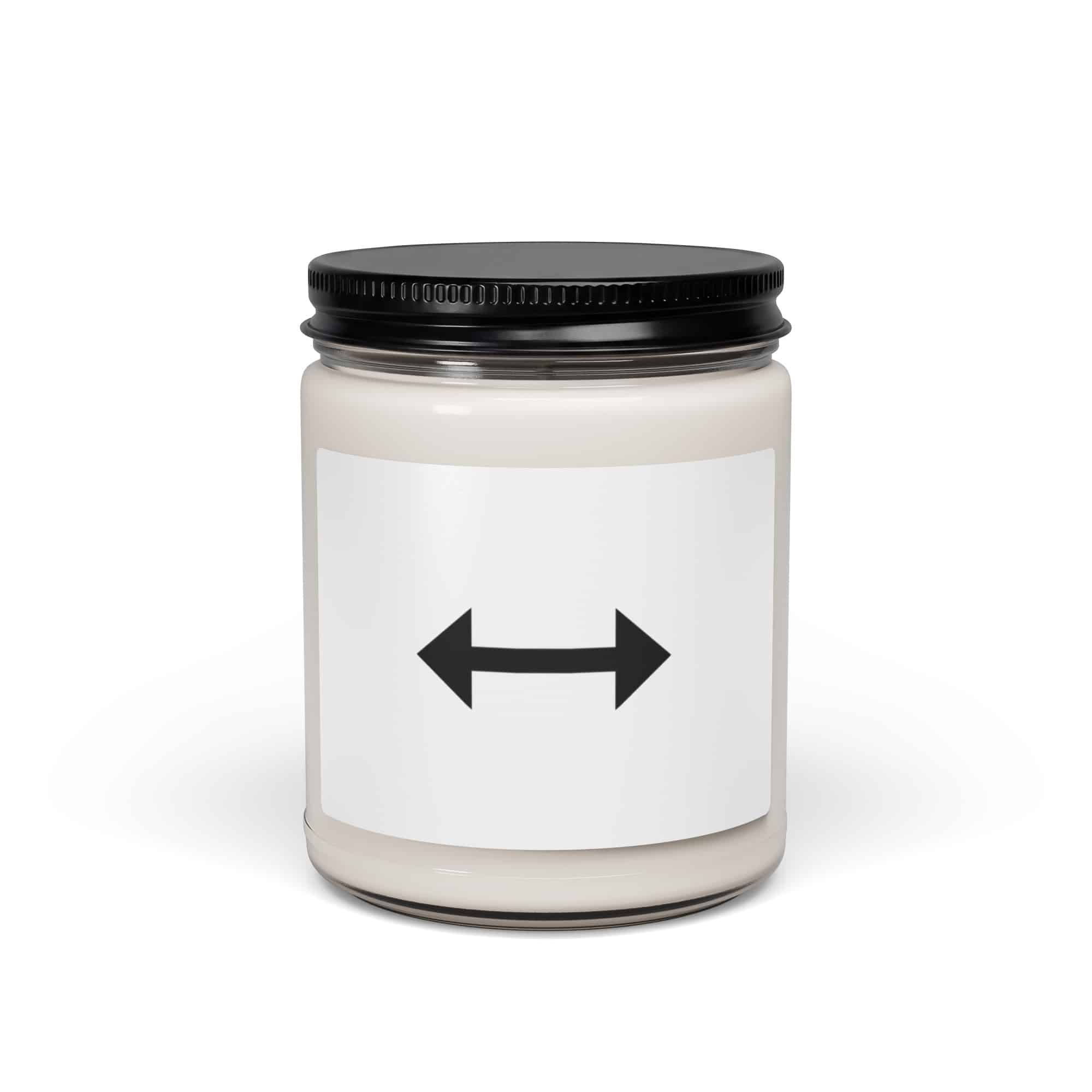 Black Bidirectional Trail Arrow Candle