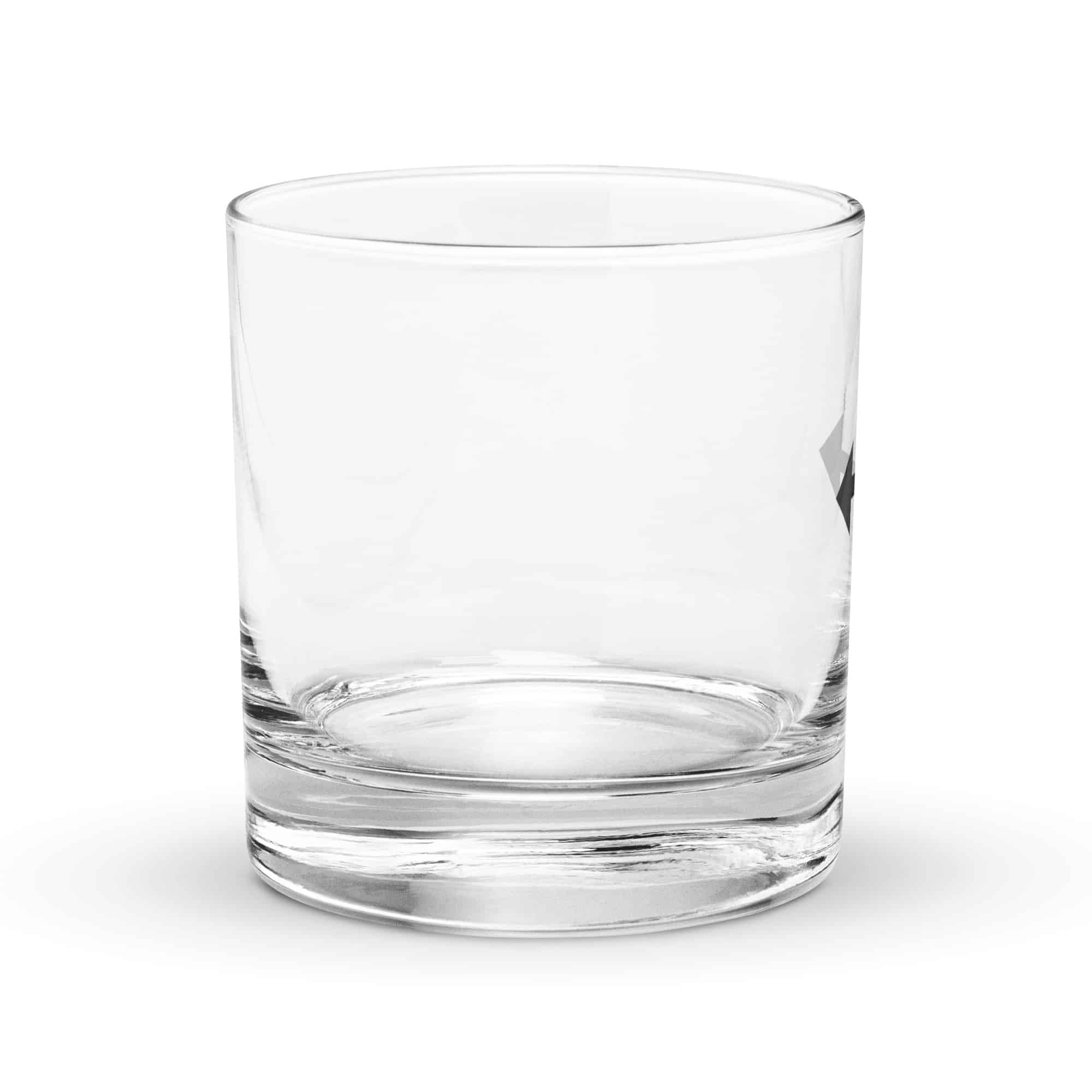 Black Bidirectional Trail Arrow Rocks Glass