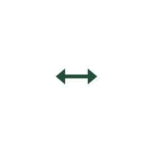 12 Bidirectional Trail Arrow Forest Green Die-Cut Magnet - 3″×3″ - Main