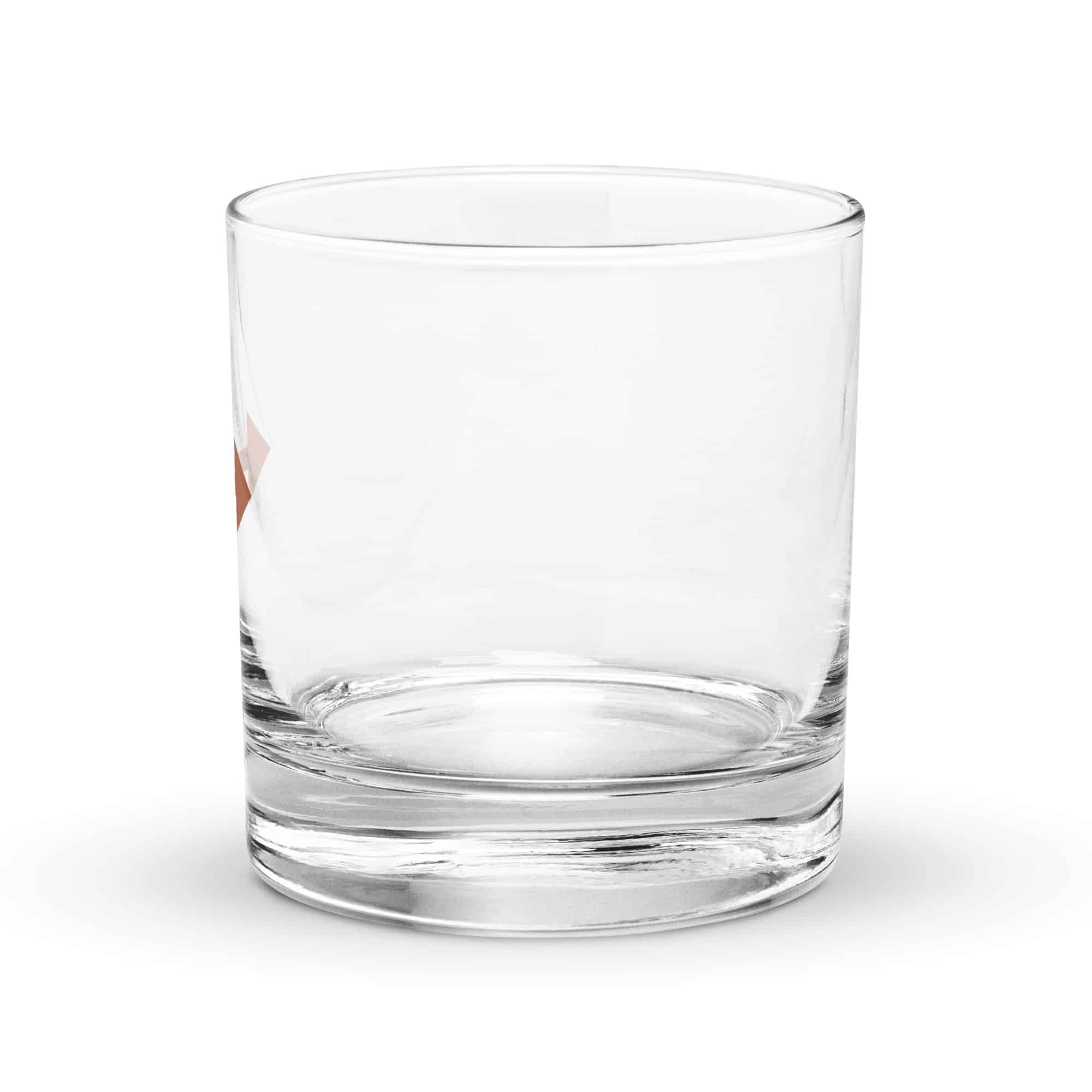 Terracotta Bidirectional Trail Arrow Rocks Glass