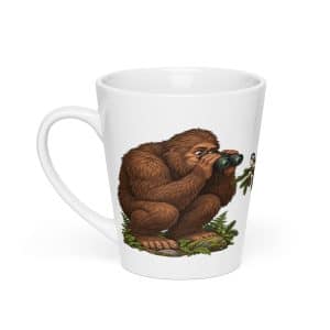 12 Bigfoot Birdwatcher Latte Mug - 12 oz - Main