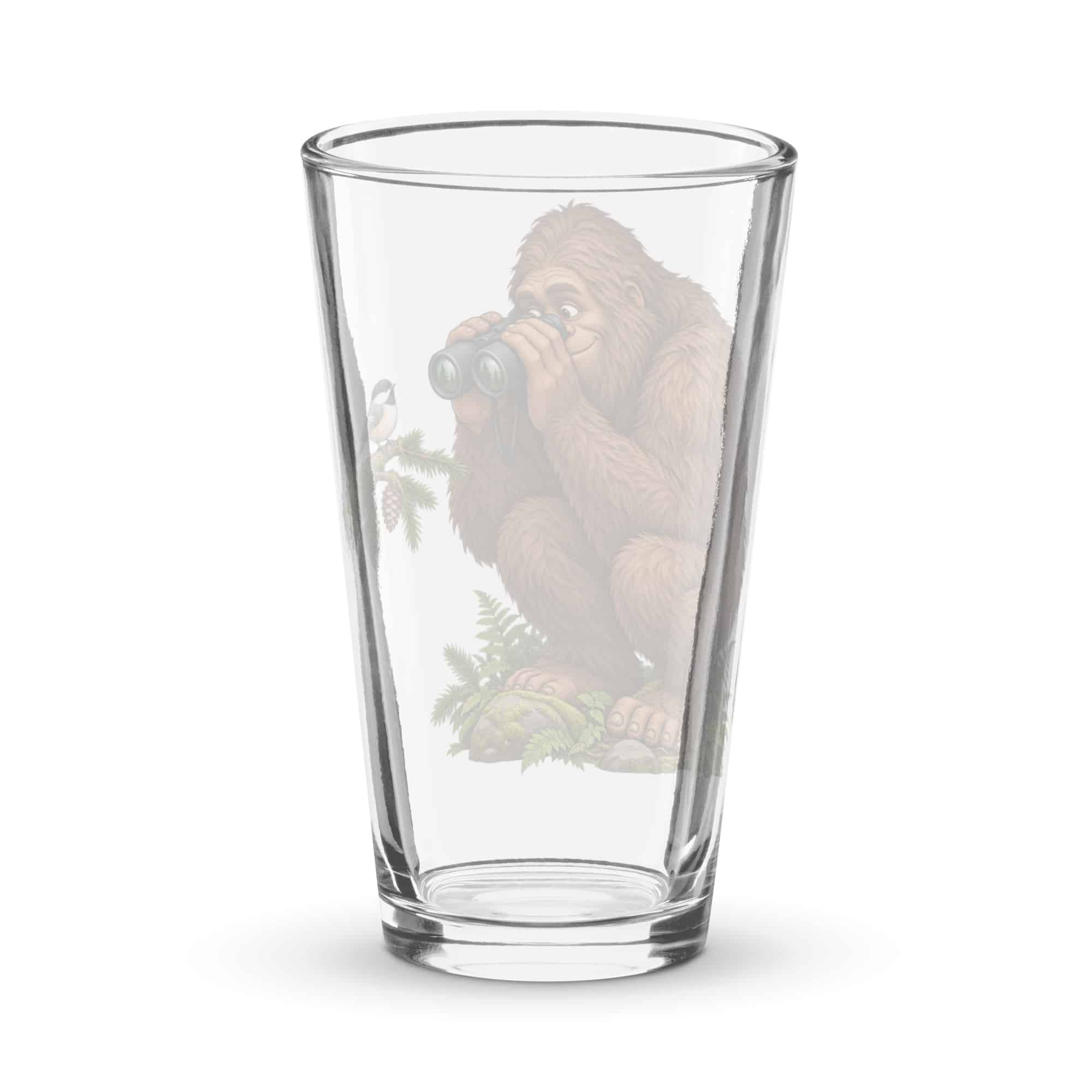 Bigfoot Birdwatcher Pint Glass