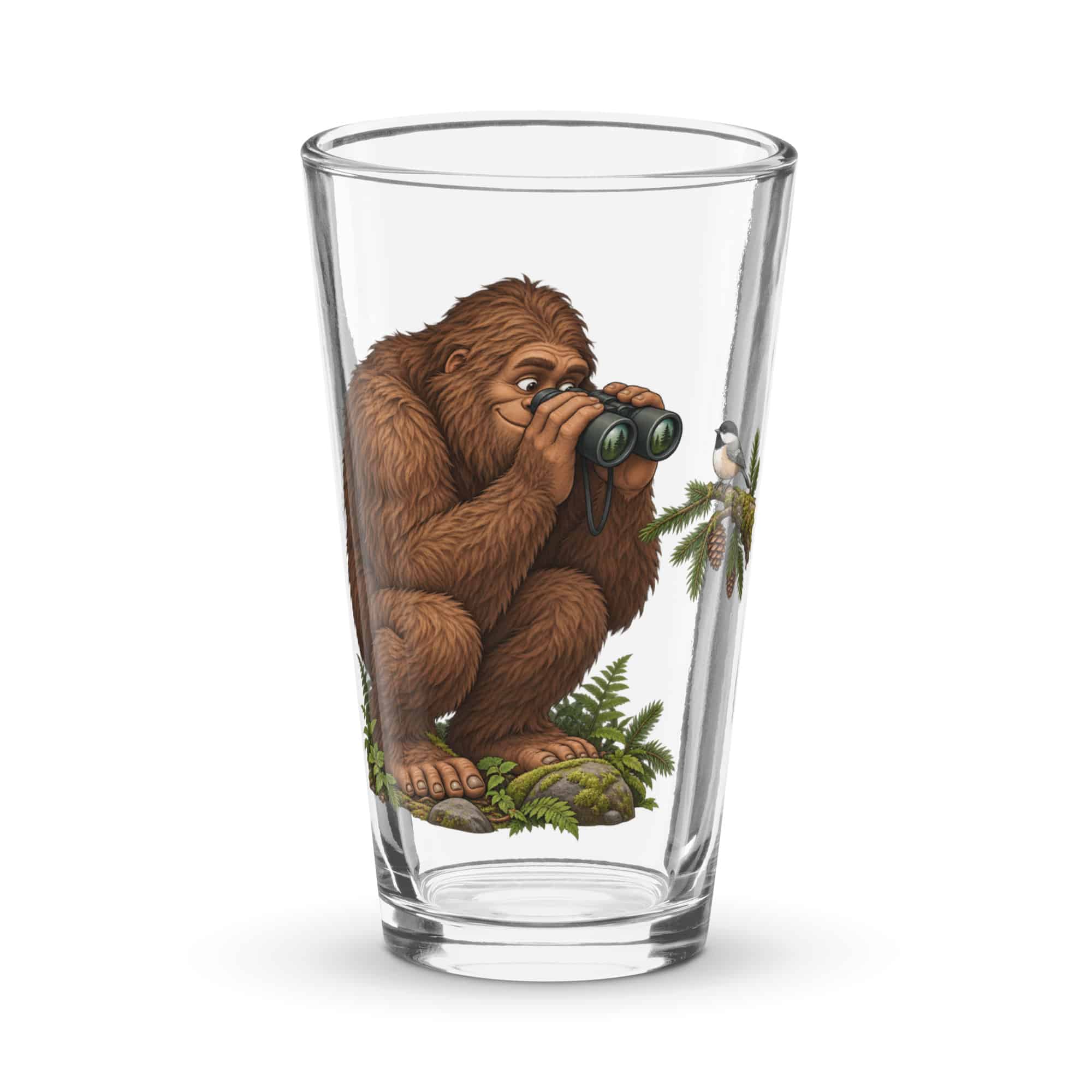 Bigfoot Birdwatcher Pint Glass