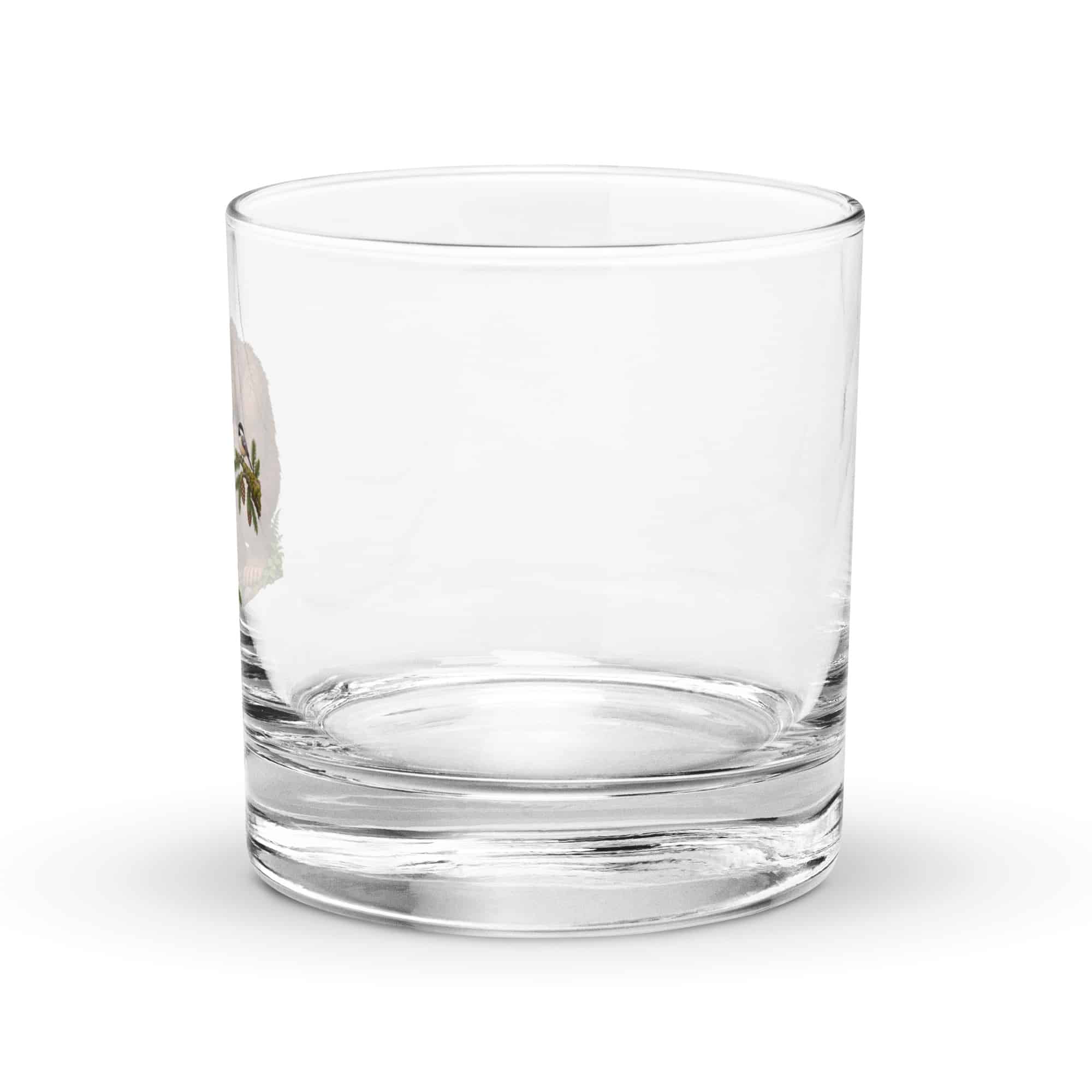 Bigfoot Birdwatcher Rocks Glass