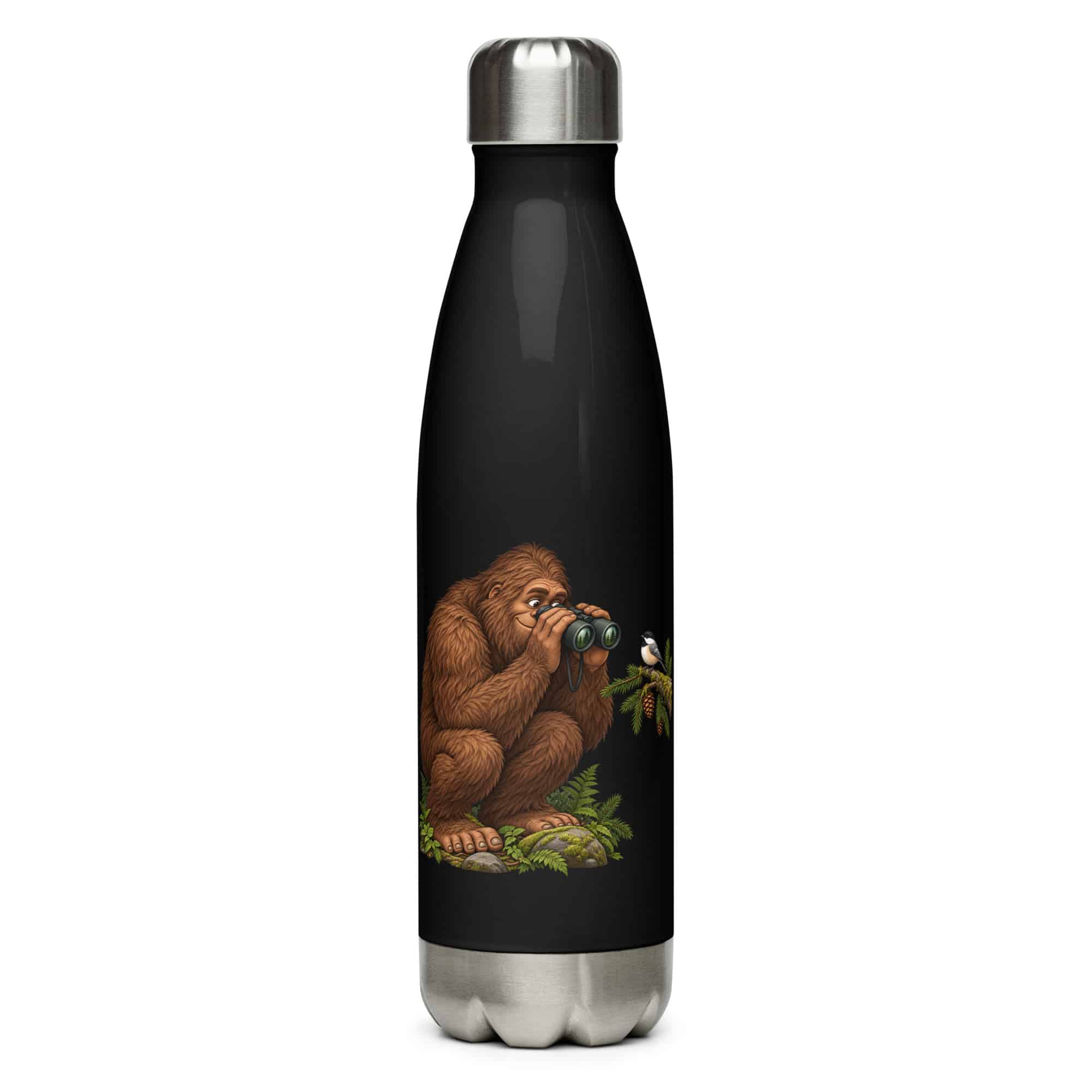 Birdwatching Bigfoot Water Bottle