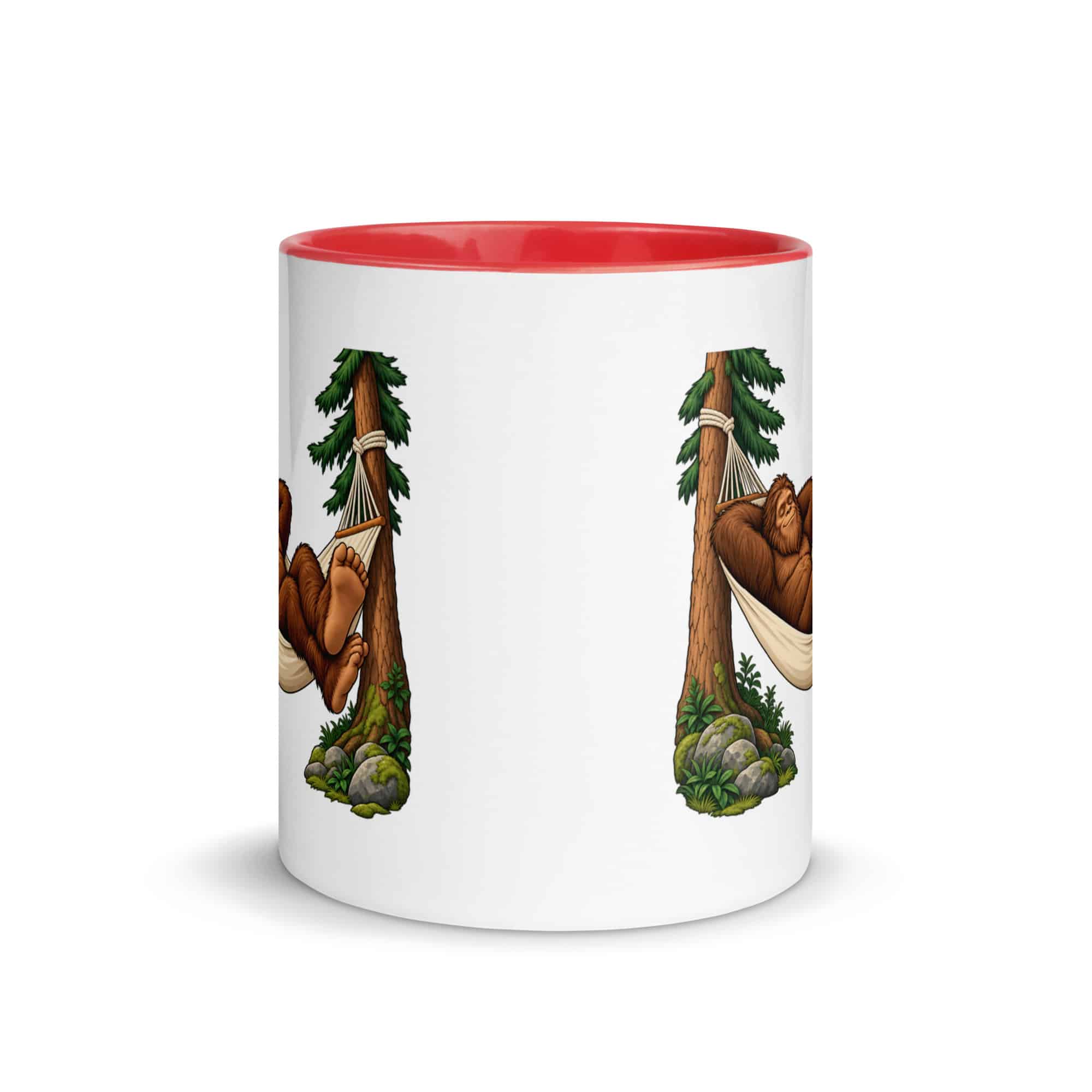 Hammock Nap Bigfoot Color Inside Mug