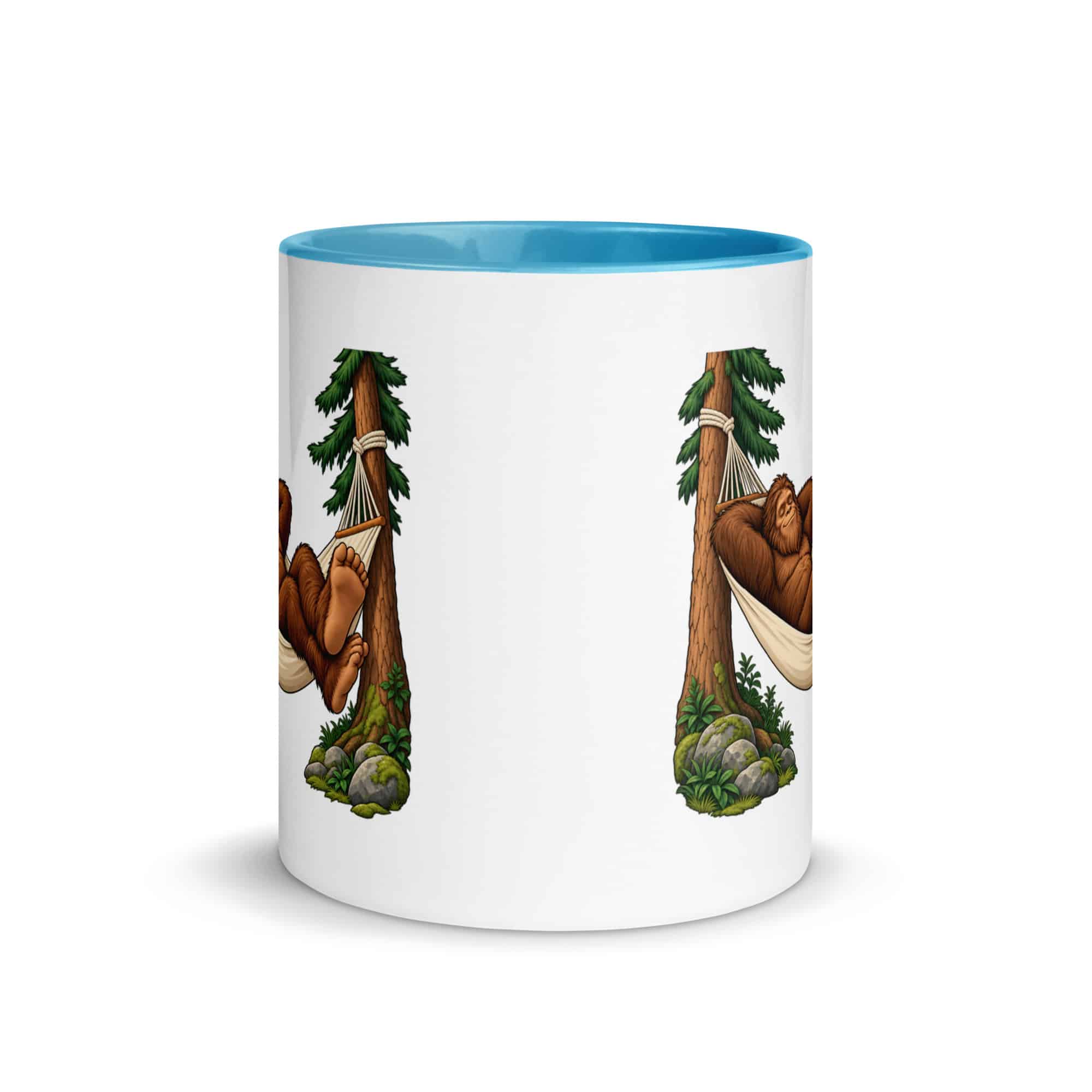 Hammock Nap Bigfoot Color Inside Mug