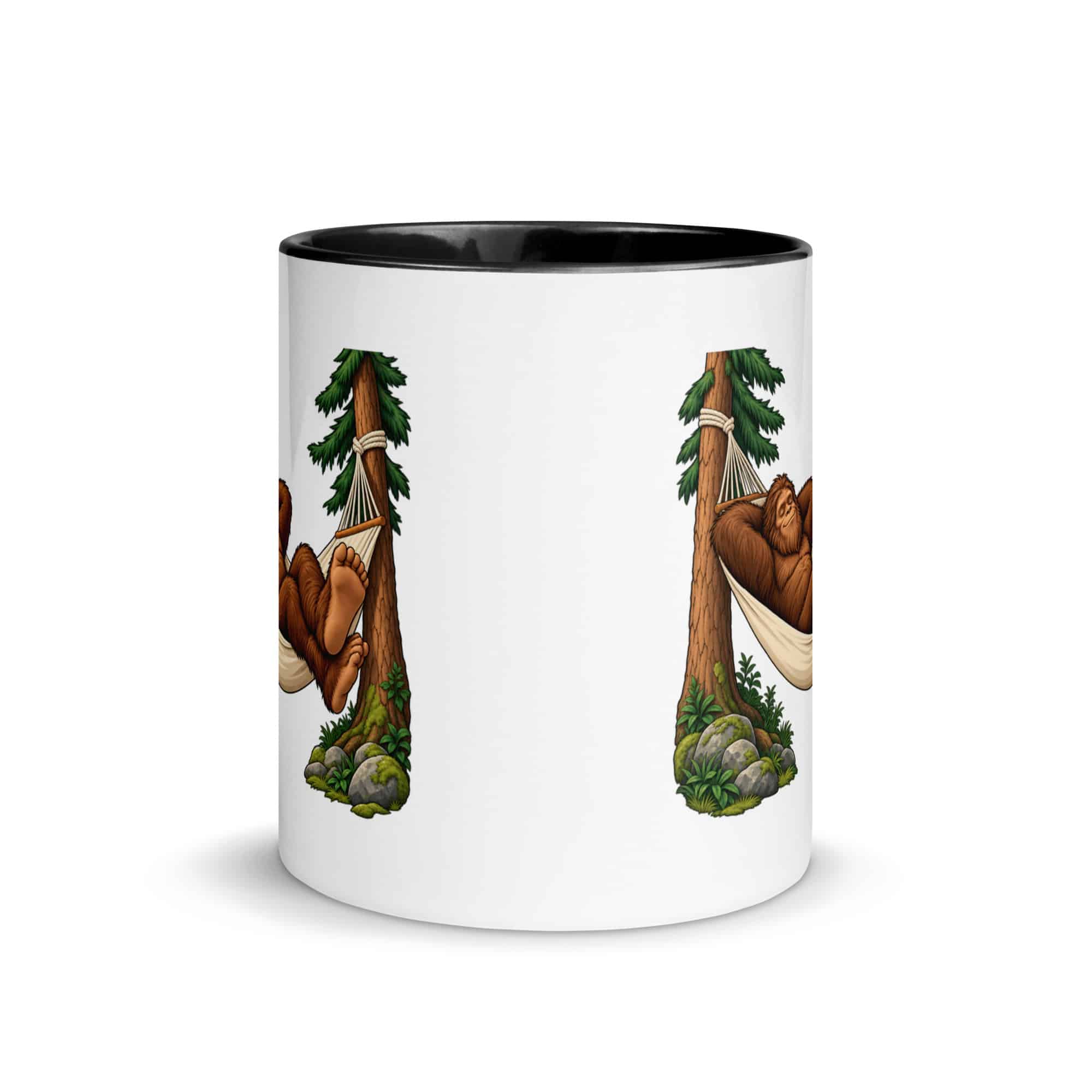 Hammock Nap Bigfoot Color Inside Mug