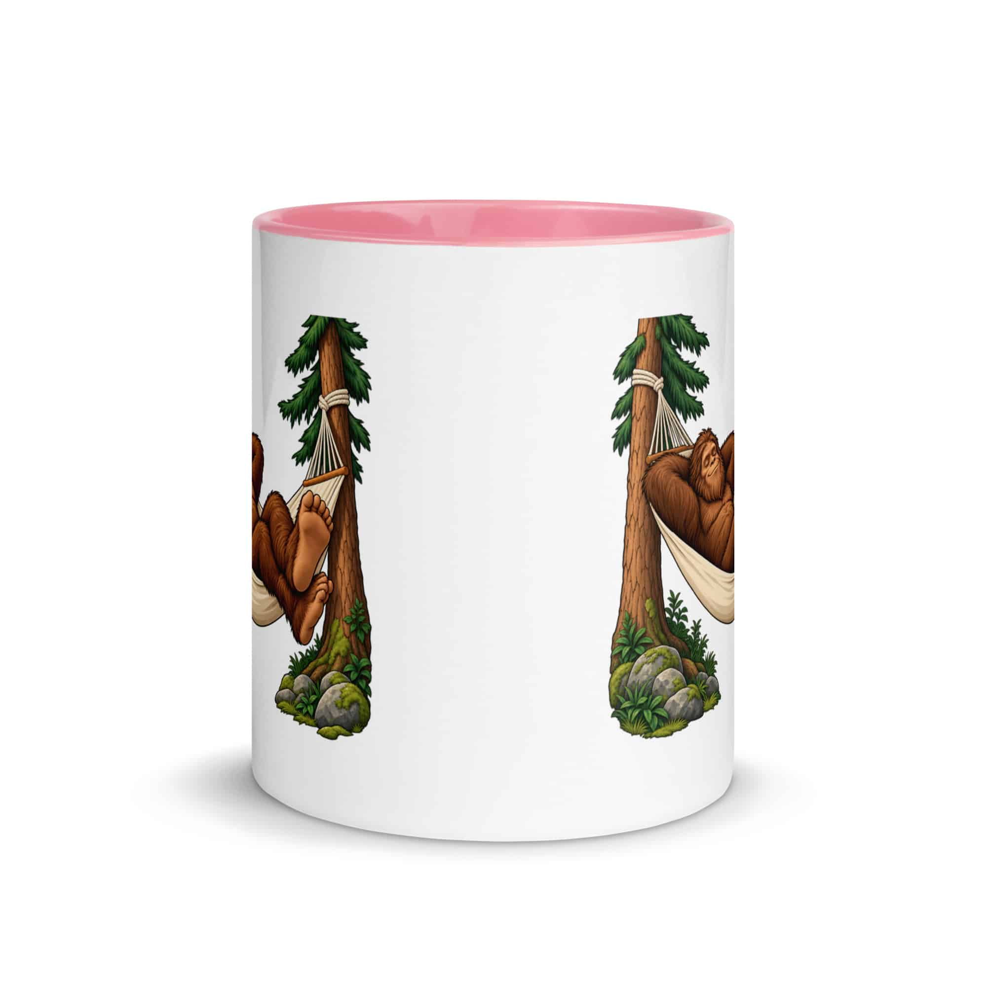 Hammock Nap Bigfoot Color Inside Mug