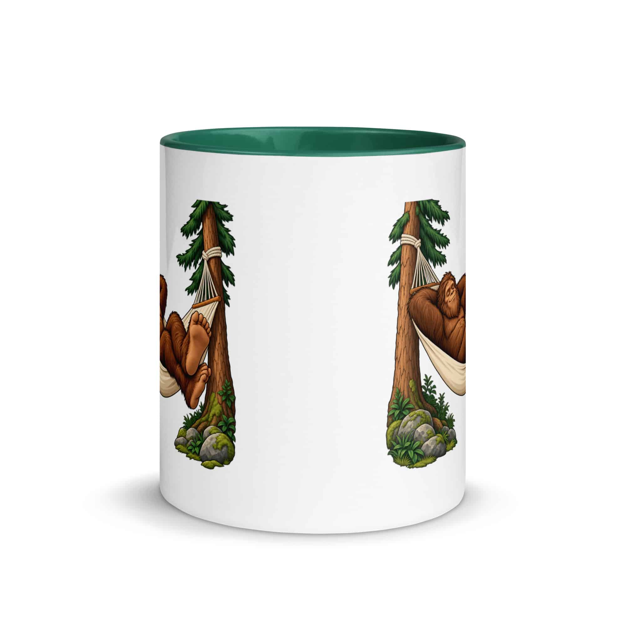 Hammock Nap Bigfoot Color Inside Mug