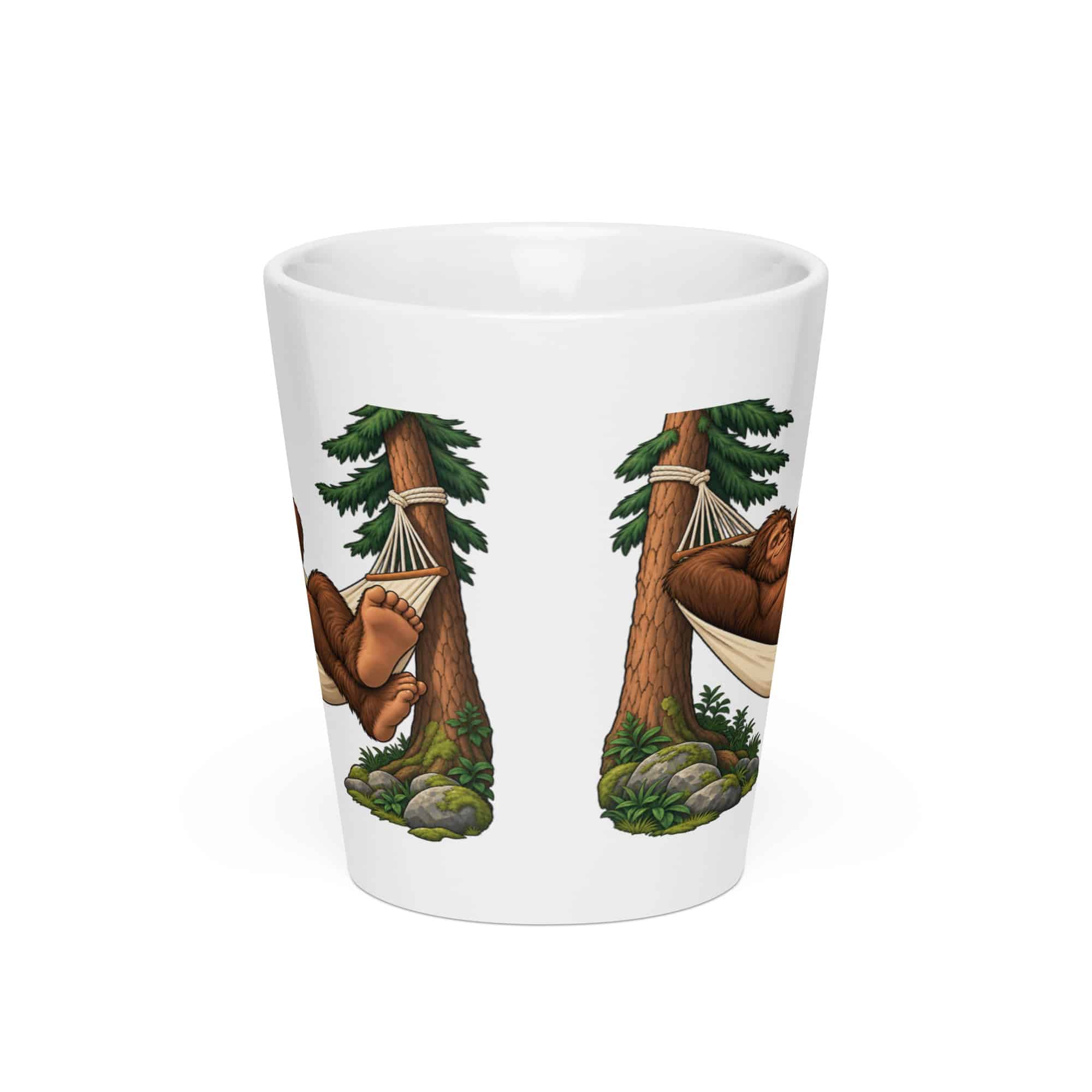 Bigfoot Hammock Nap Latte Mug