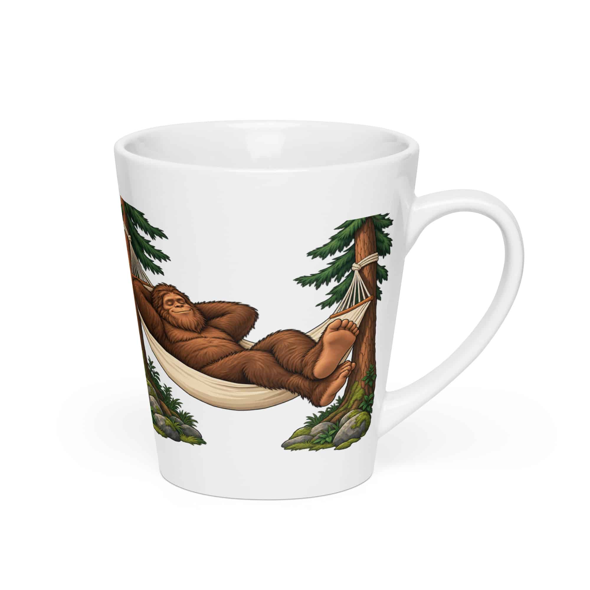 Bigfoot Hammock Nap Latte Mug