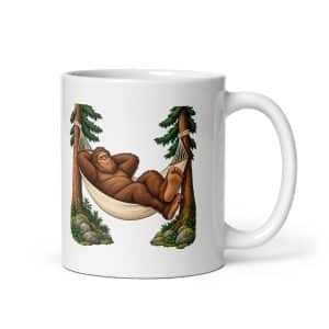 13 Bigfoot Nap White Ceramic Coffee Mug - 11 oz - Main