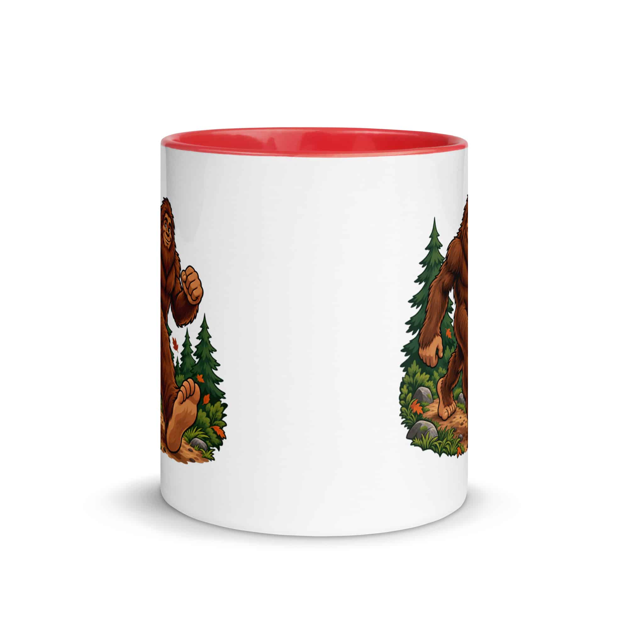 Trail Runner Bigfoot Color Inside Mug