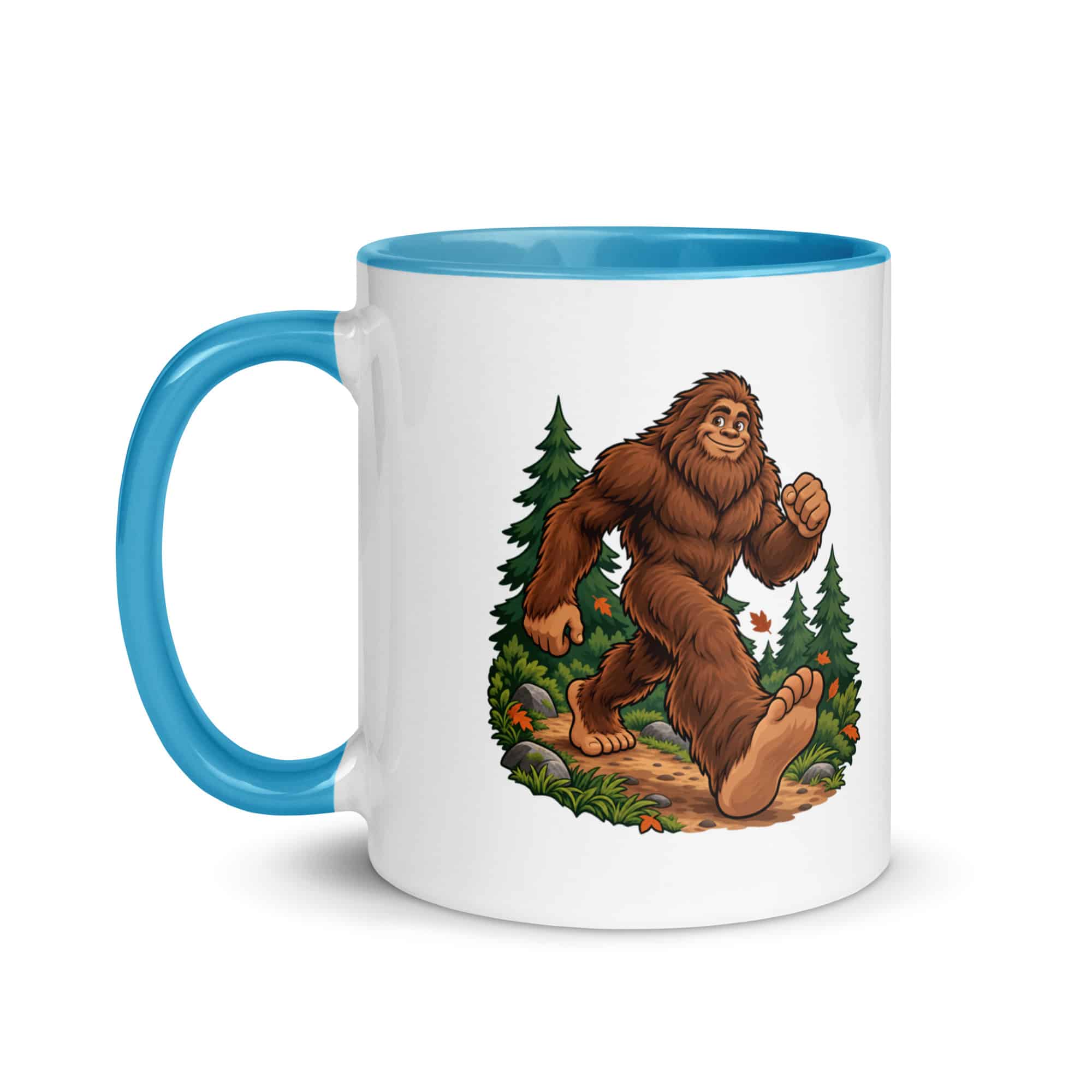 Trail Runner Bigfoot Color Inside Mug
