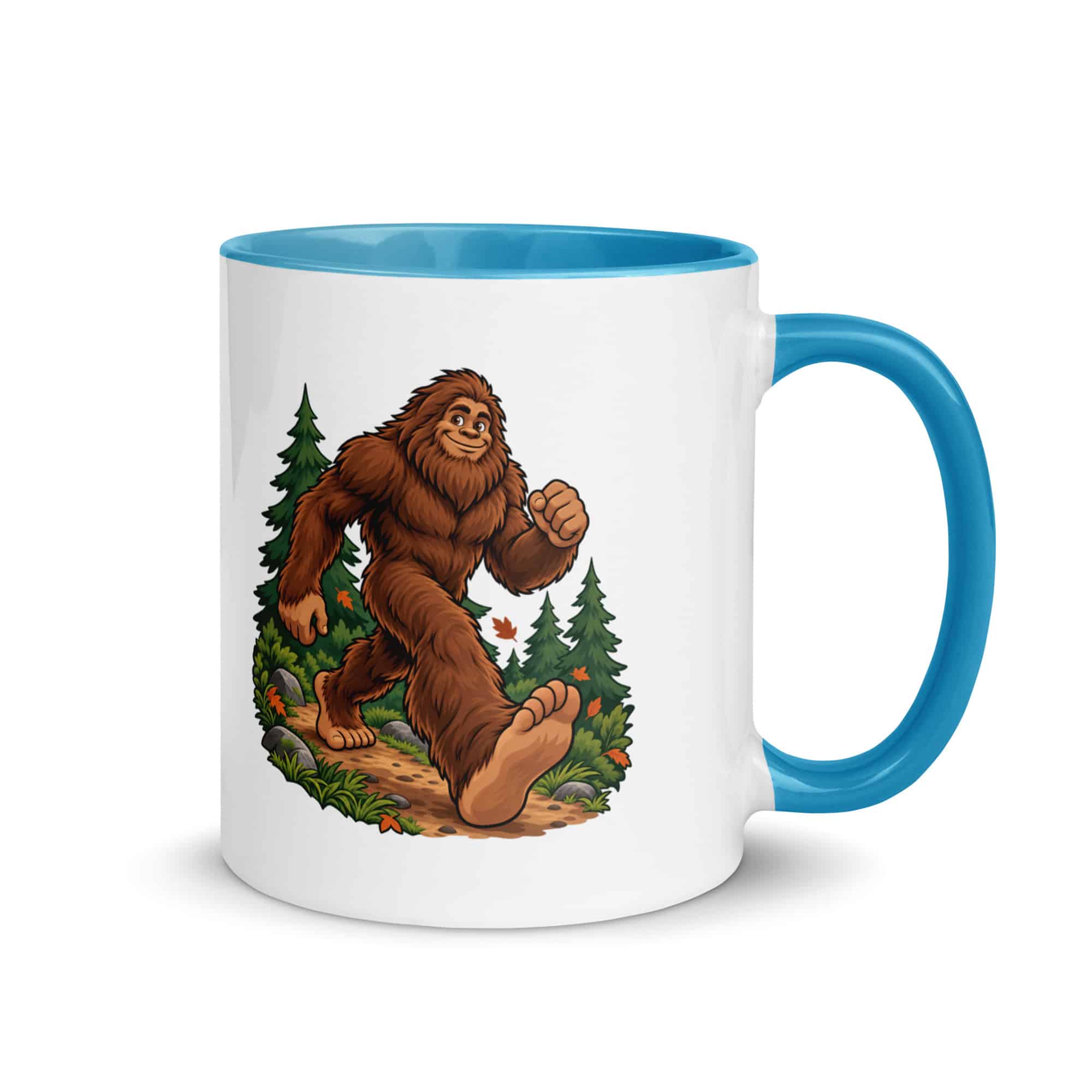 Trail Runner Bigfoot Color Inside Mug