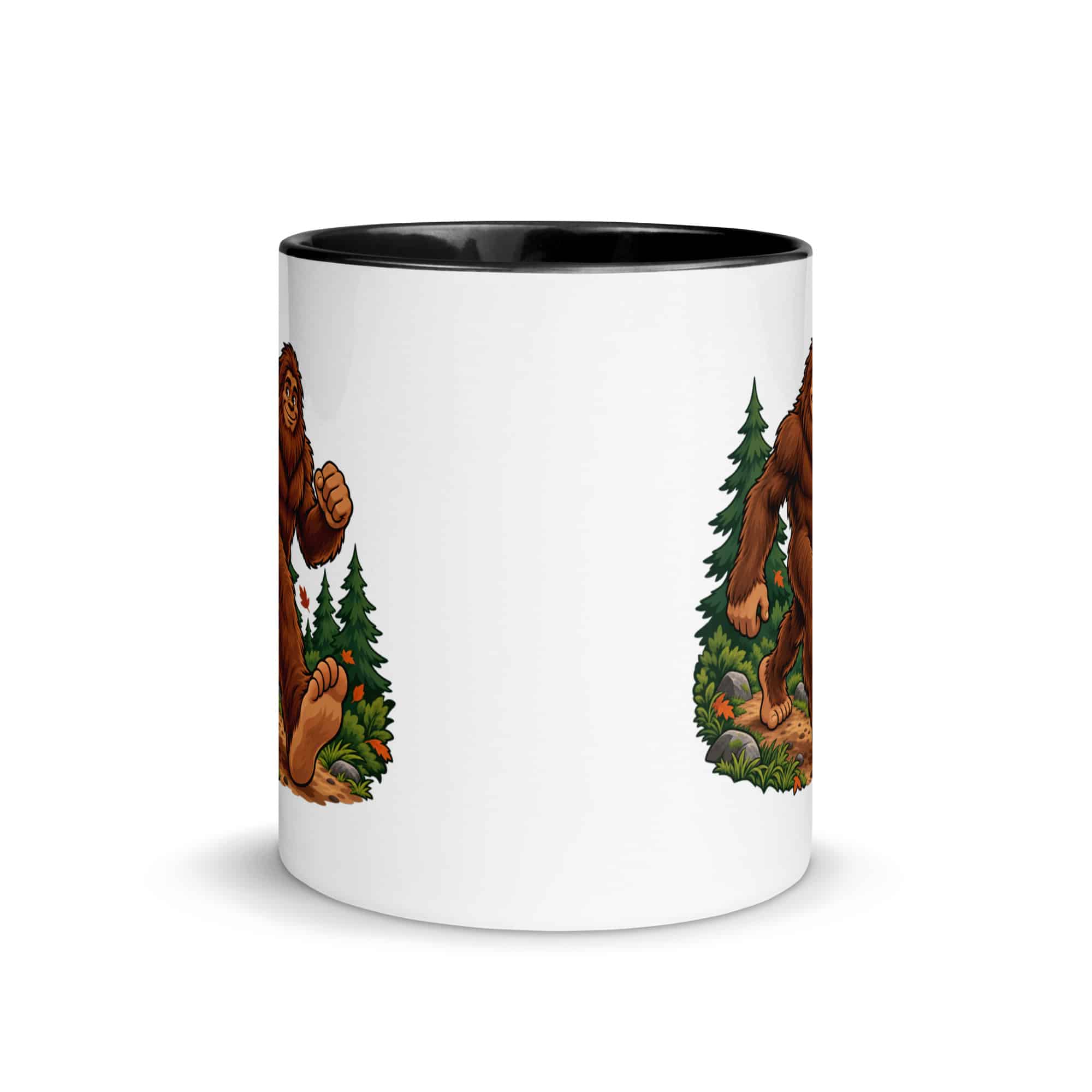 Trail Runner Bigfoot Color Inside Mug